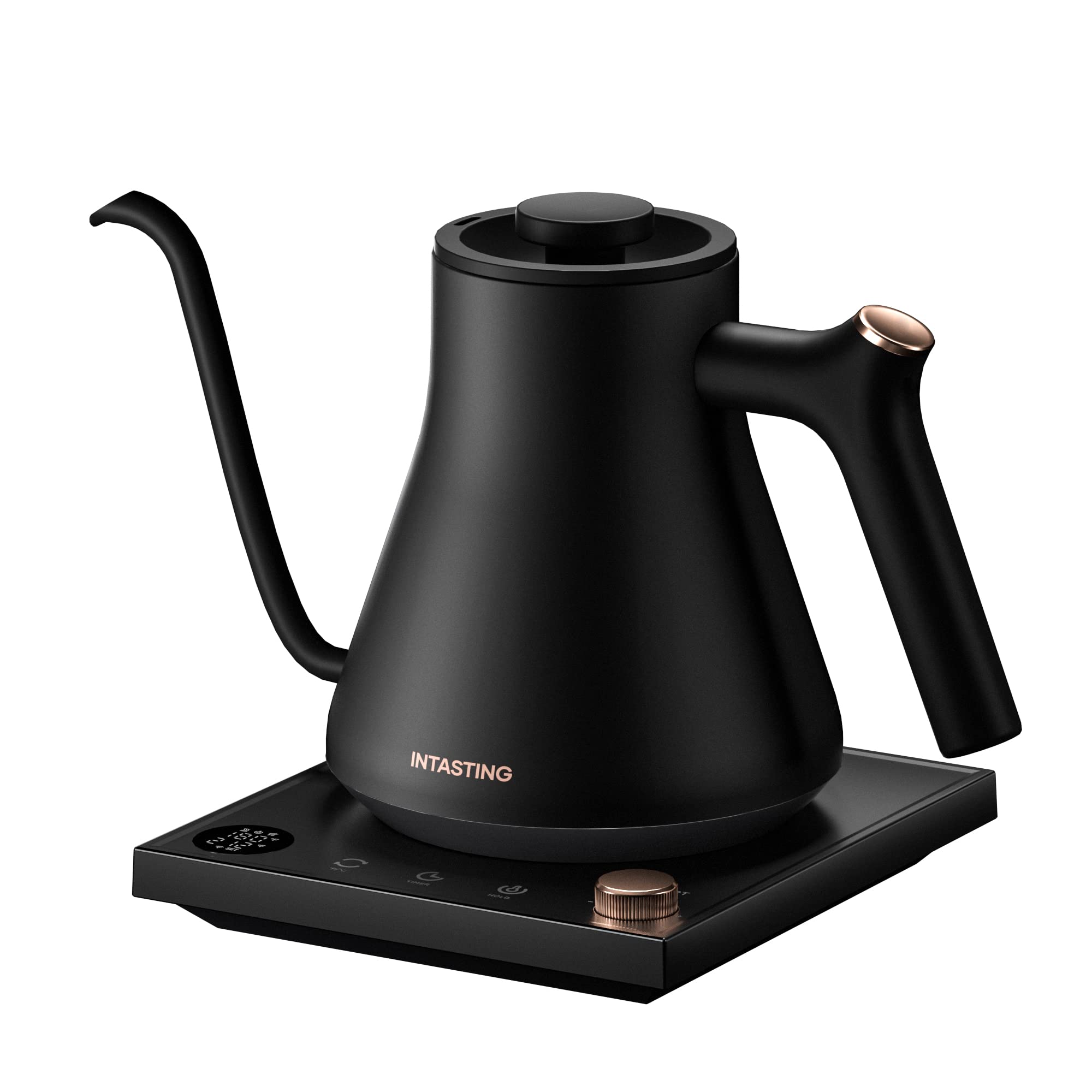 INTASTING Electric Kettles, Gooseneck Electric Kettle, 1? Temperature Control, Stainless Steel Inner, Quick Heating, for Pour Ov