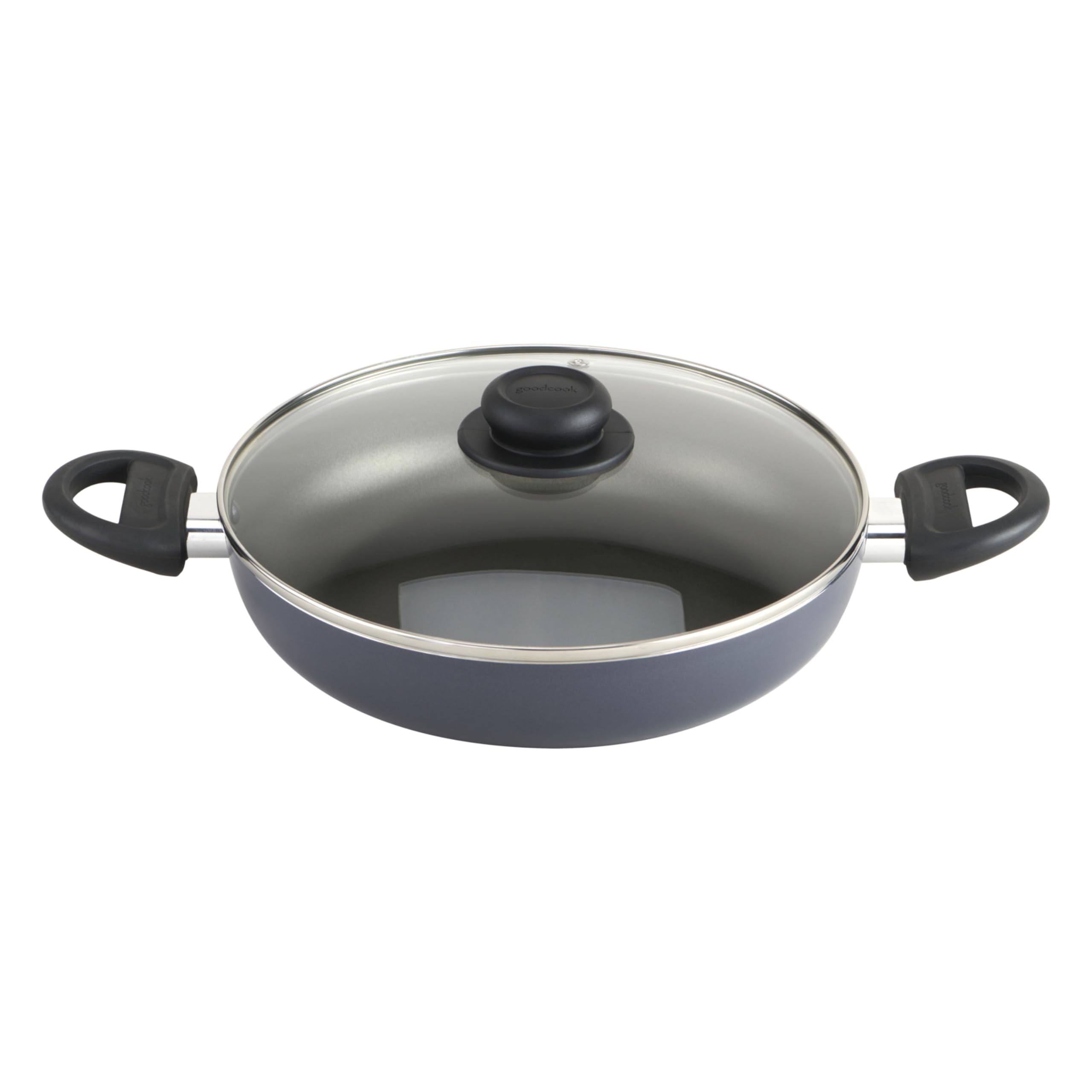 Goodcook Everyday One Pot Meal With Lid, 10.4 Inch, Black