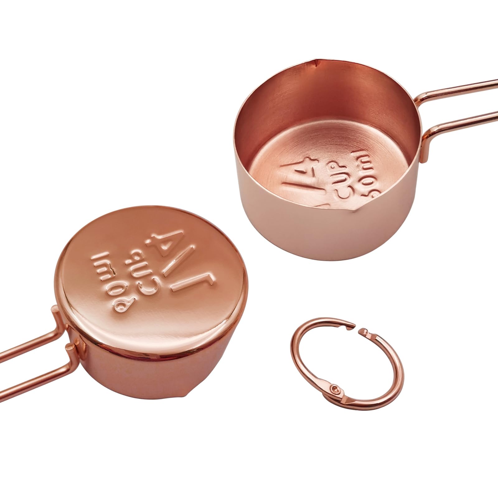 Stainless Steel Measuring Cups And Spoons Set Kitchen Accessories Stackable Metal Measuring Cups And Metal Measuring Spoons Set