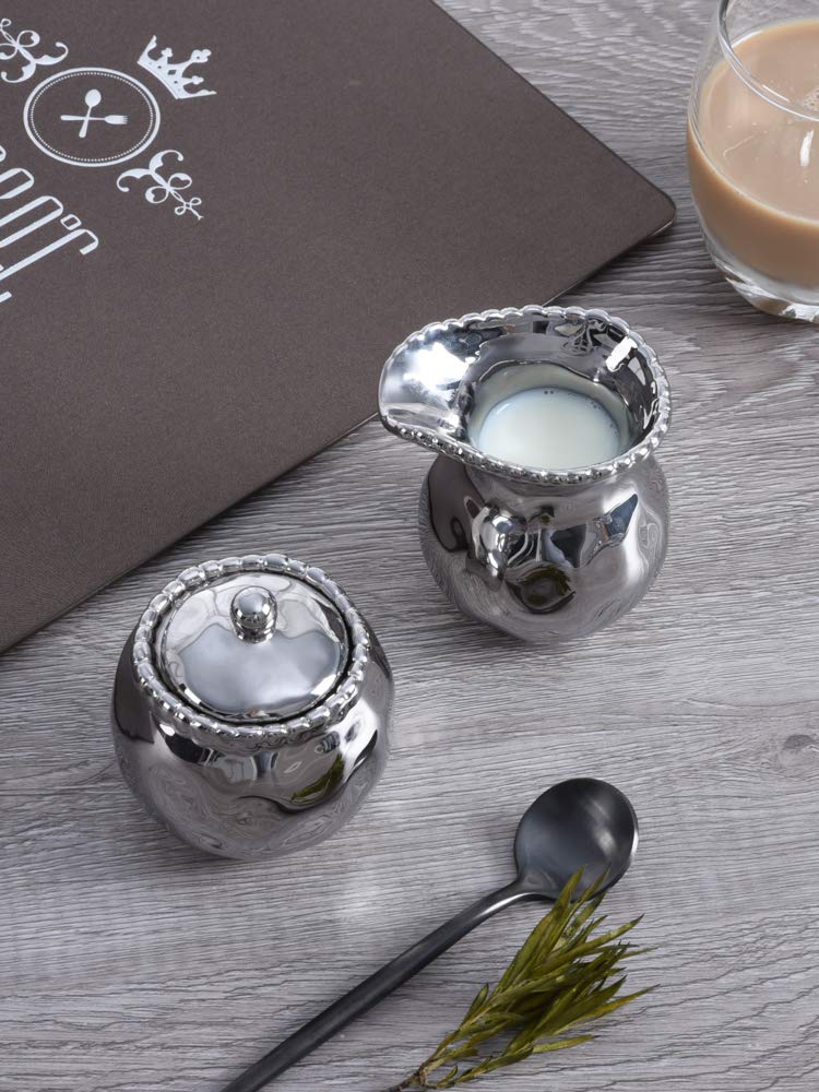 Pampa Bay Porcelain Verona Small Creamer & Sugar Set
