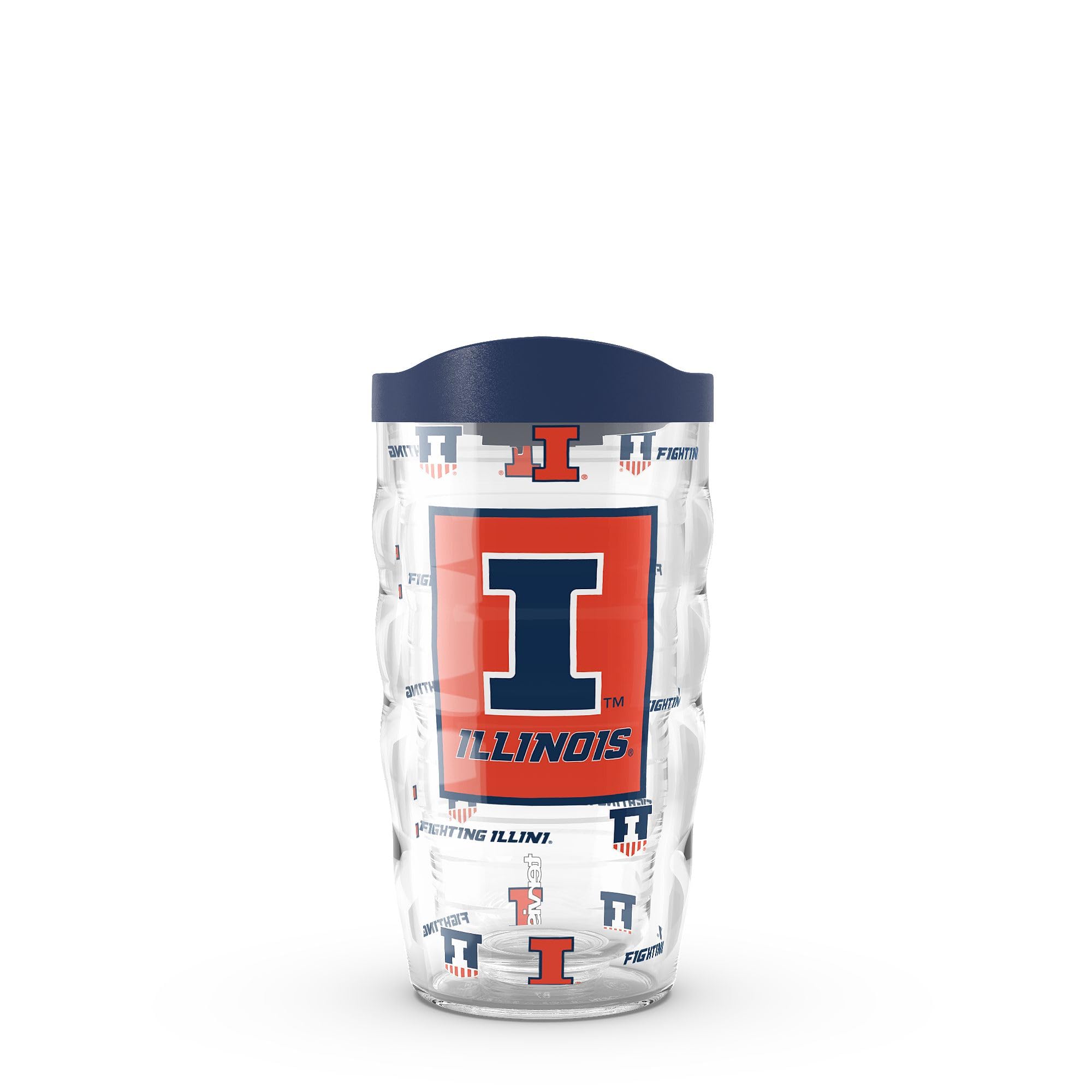 Tervis Illinois Fighting Illini - Overtime Made in USA Double Walled Insulated Tumbler Travel Cup Keeps Drinks Cold & Hot, 10oz,