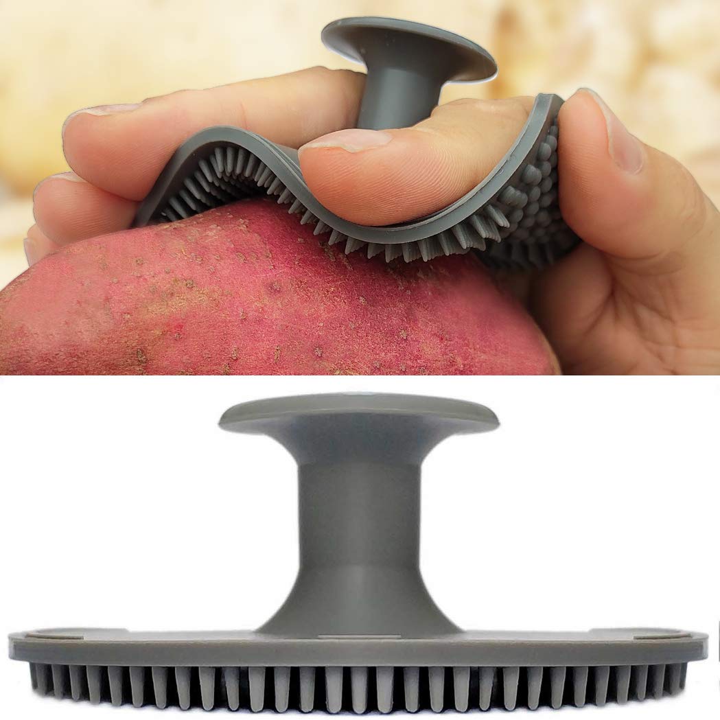 Vegetable Brush - Vegetable Brush Scrubber For Food - Vegetable Cleaner Potato Scrubber Brush Vegetable Scrubber Potato Brush Sc