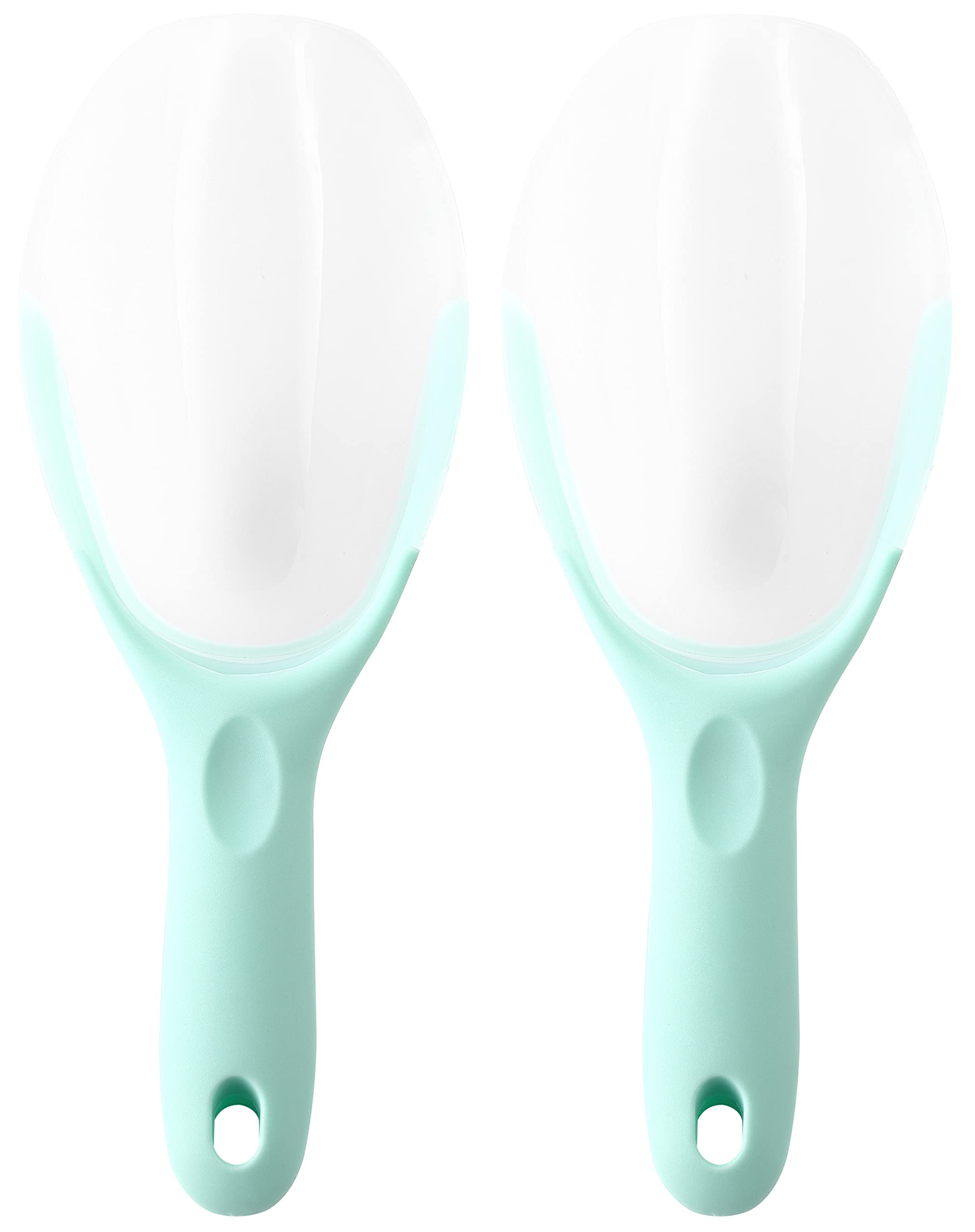 Spring Chef Magnetic Ice Scoop for Freezer - Multifunctional BPA-Free Flexi-Plastic Scoops for Dry Goods with Comfortable Handle