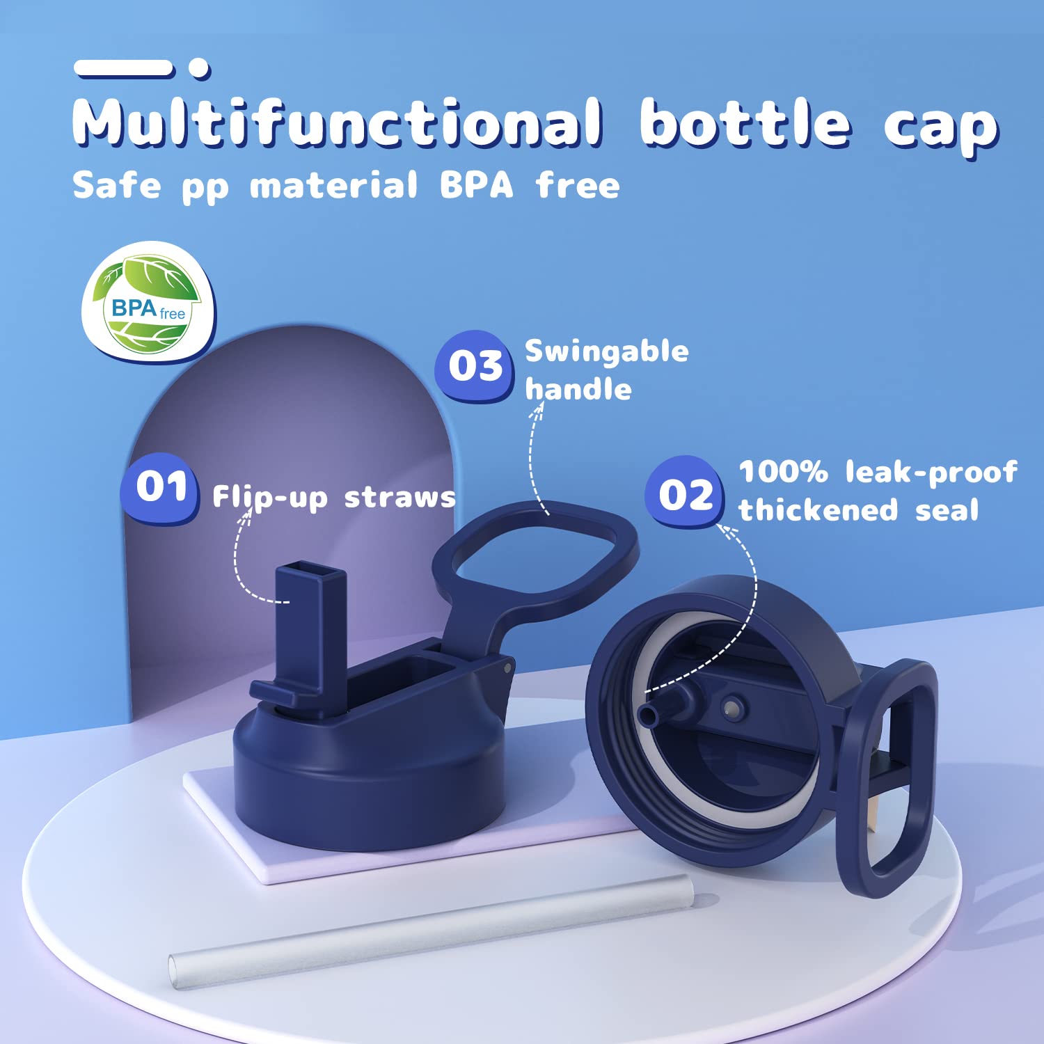 Kids Water Bottle, 12oz Water Bottles Kids with Straw and Stickers, Stainless Steel Vacuum Double Wall Insulated cup, Kids Water