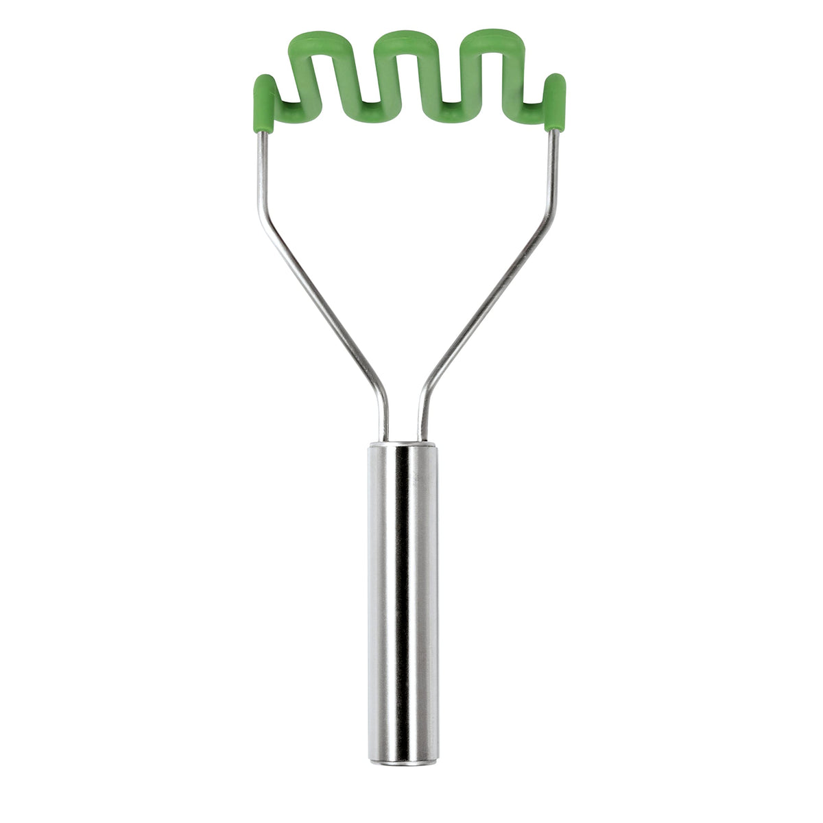 Tovolo Silicone Potato Masher, Stainless Steel Handle & Core, Food Mashers Kitchen Utensil, Vegetable Ricer & Avocado Blender, S