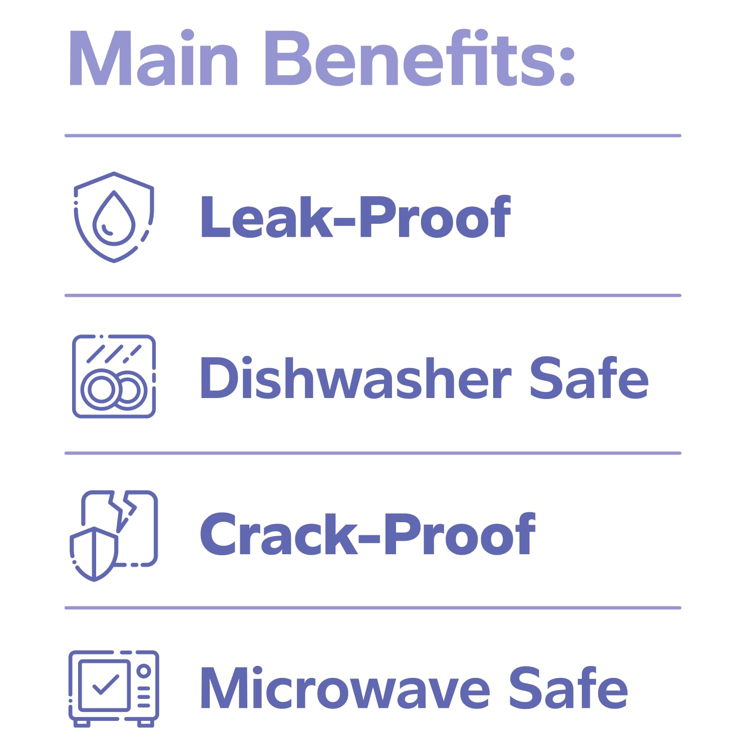 Comfy Package [48 Sets] 16 oz. Plastic Deli Food Storage Containers With Airtight Lids