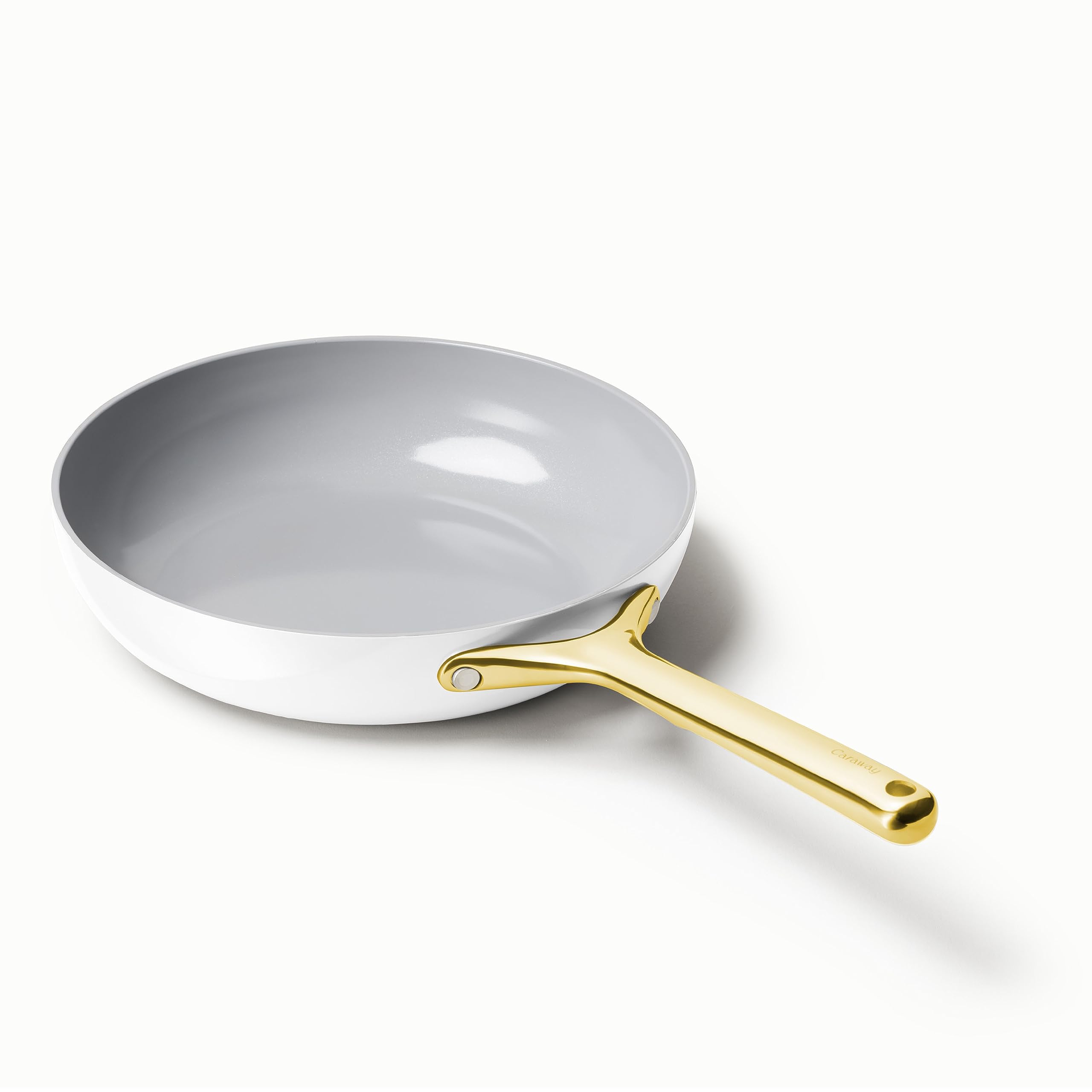 Caraway Nonstick Ceramic Frying Pan (2.7 qt, 10.5) - Non Toxic, PTFE & PFOA Free - Oven Safe & Compatible with All Stovetops (Ga