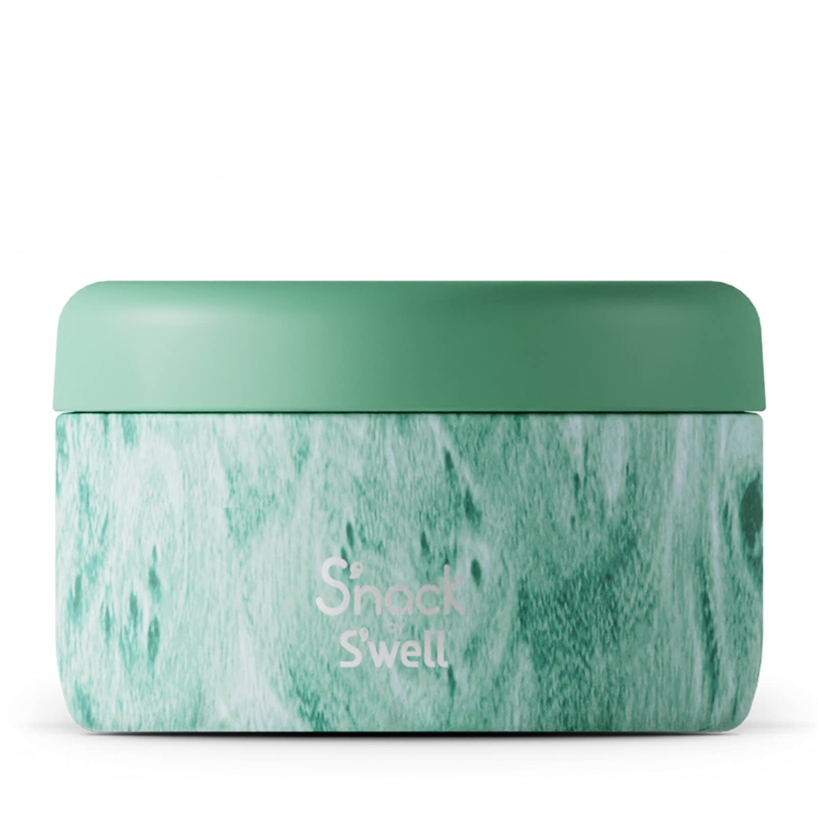 S'Well S'Nack Stainless Steel Food Container - 10 Oz - Peppermint Tree - Double-Layered Insulated Bowls Keep Food Cold For 10 Ho