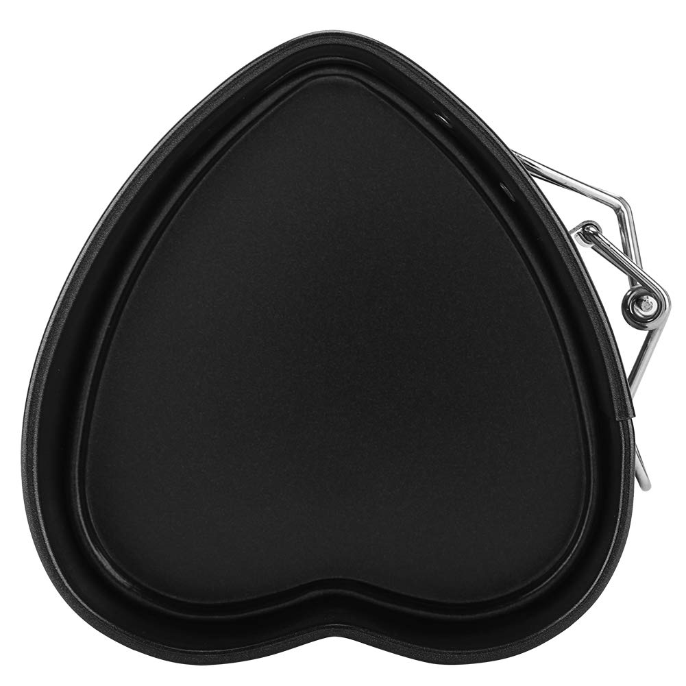Springform Cake Pan, 4'' Carbon Steel Cake Mold With Removable Pan Tray, Heart Shaped Baking Mould Cheesecake Pan Nonstick Cookw