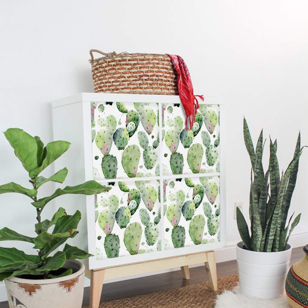 Self-Adhesive Dresser Sticker, Peel And Stick Furniture Skin, Removable Shelf Unit Decals Sticker (002, Expedit/Kallax)