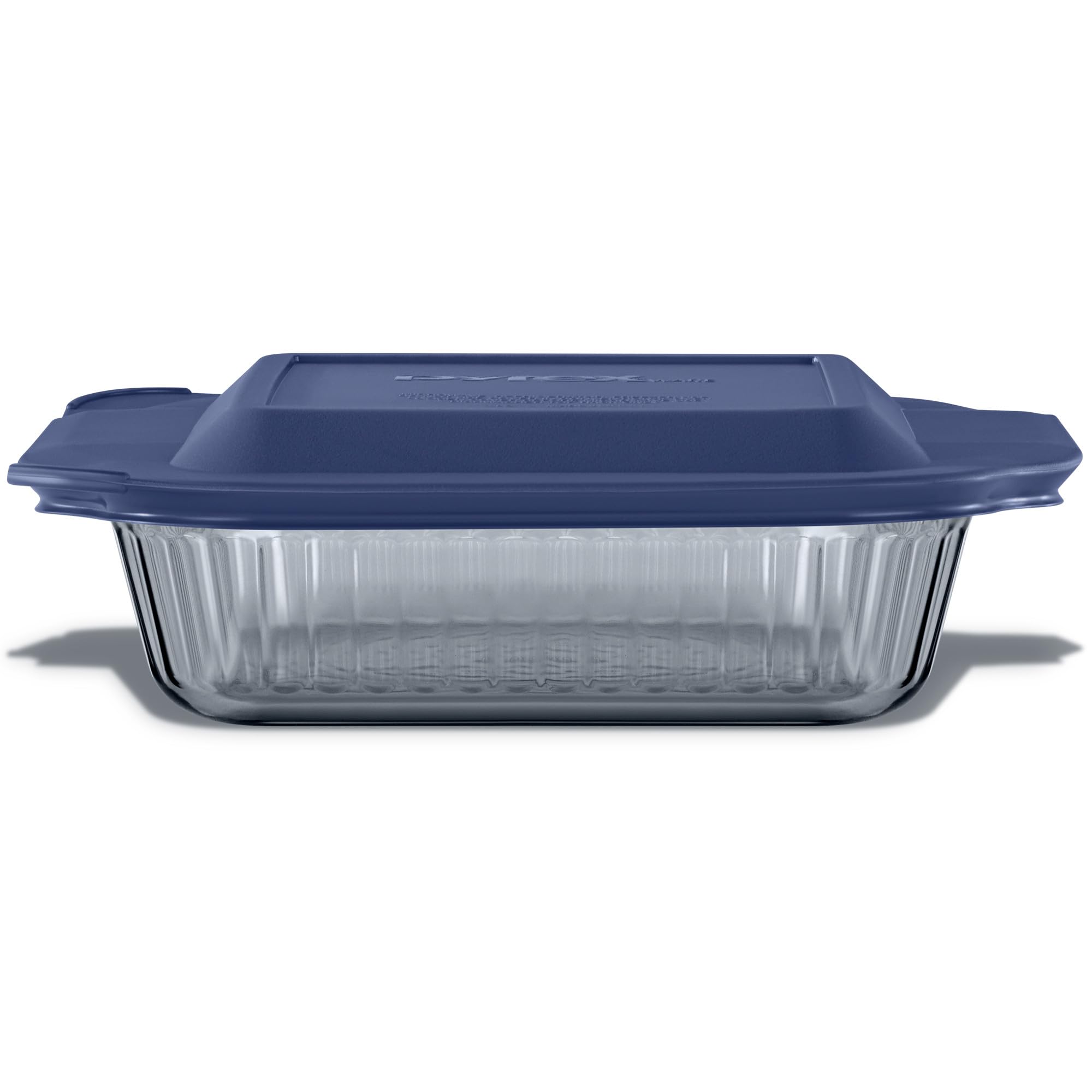 Pyrex Colors Tinted (8x8) Tinted Glass Baking Dish with BPA-Free Lid, Oblong Bakeware Glass Pan For Casserole & Lasagna, Dishwas