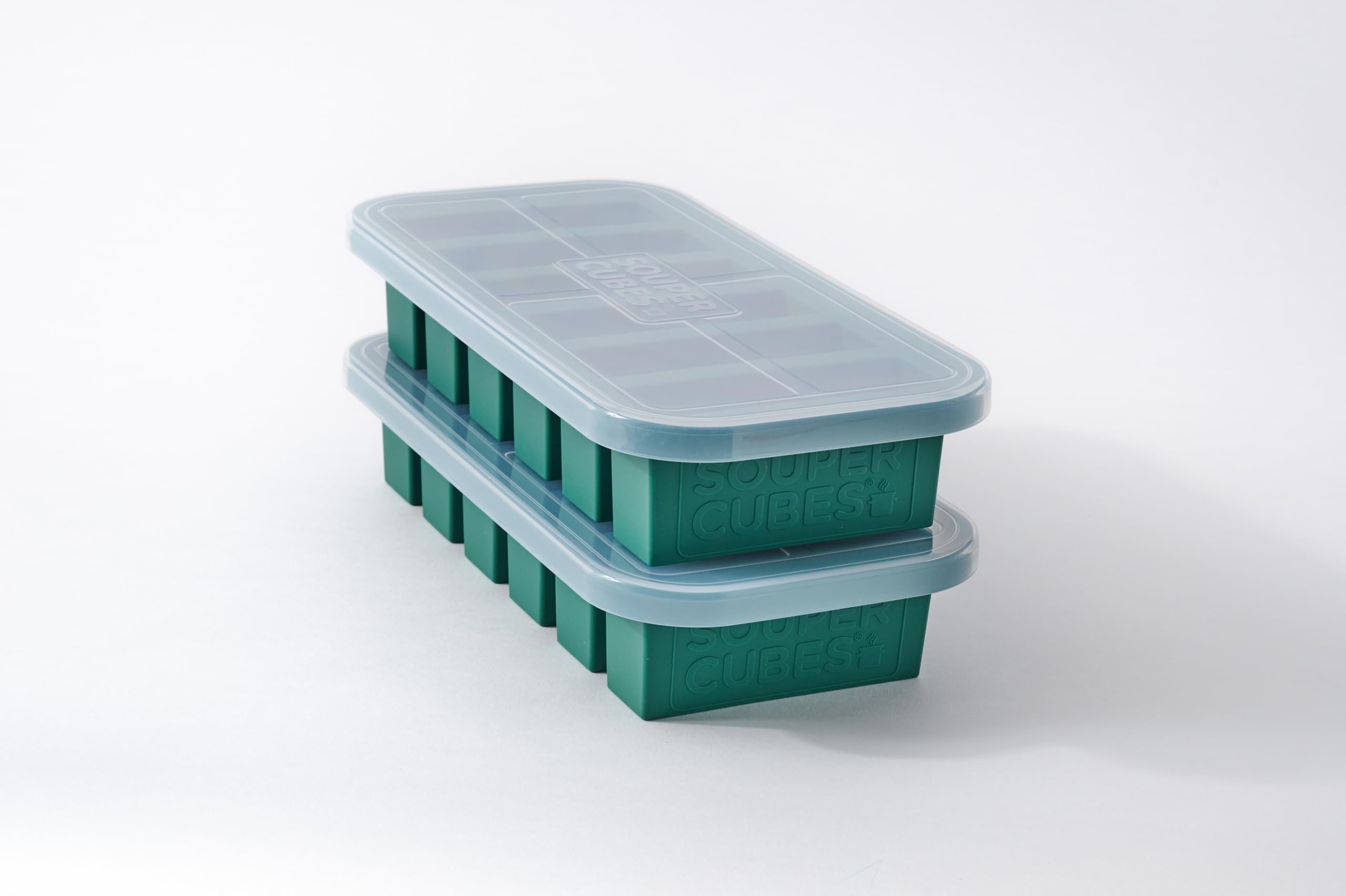 Souper Cubes 1/2 Cup Silicone Freezer Molds, Perfect for Storing Soups, Sauces, Juices, Desserts, Smoothie Prep and More, Freeze