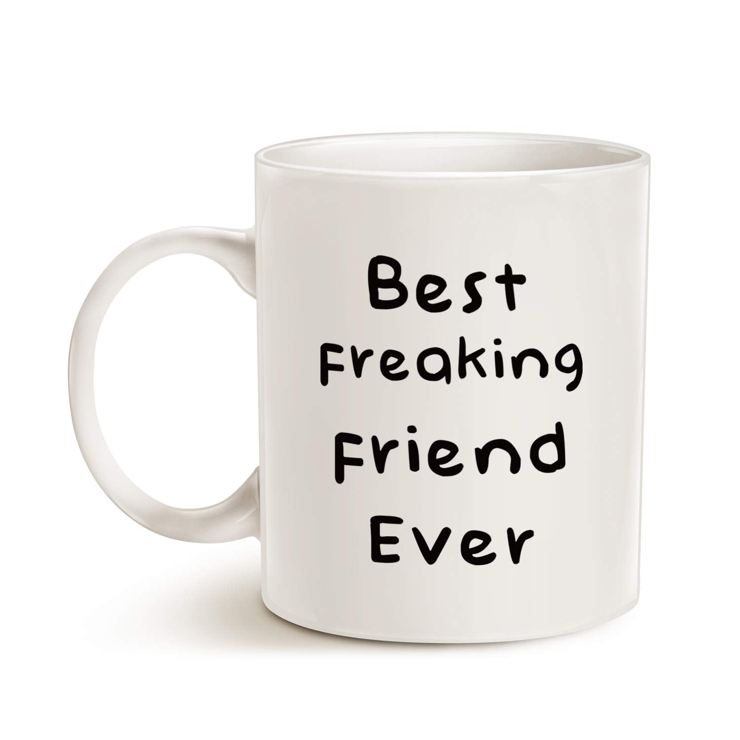 MAUAG Best Friend Coffee Mug, Best Friend Ever Best Holiday Gifts for Friend Cup White, 11 Oz