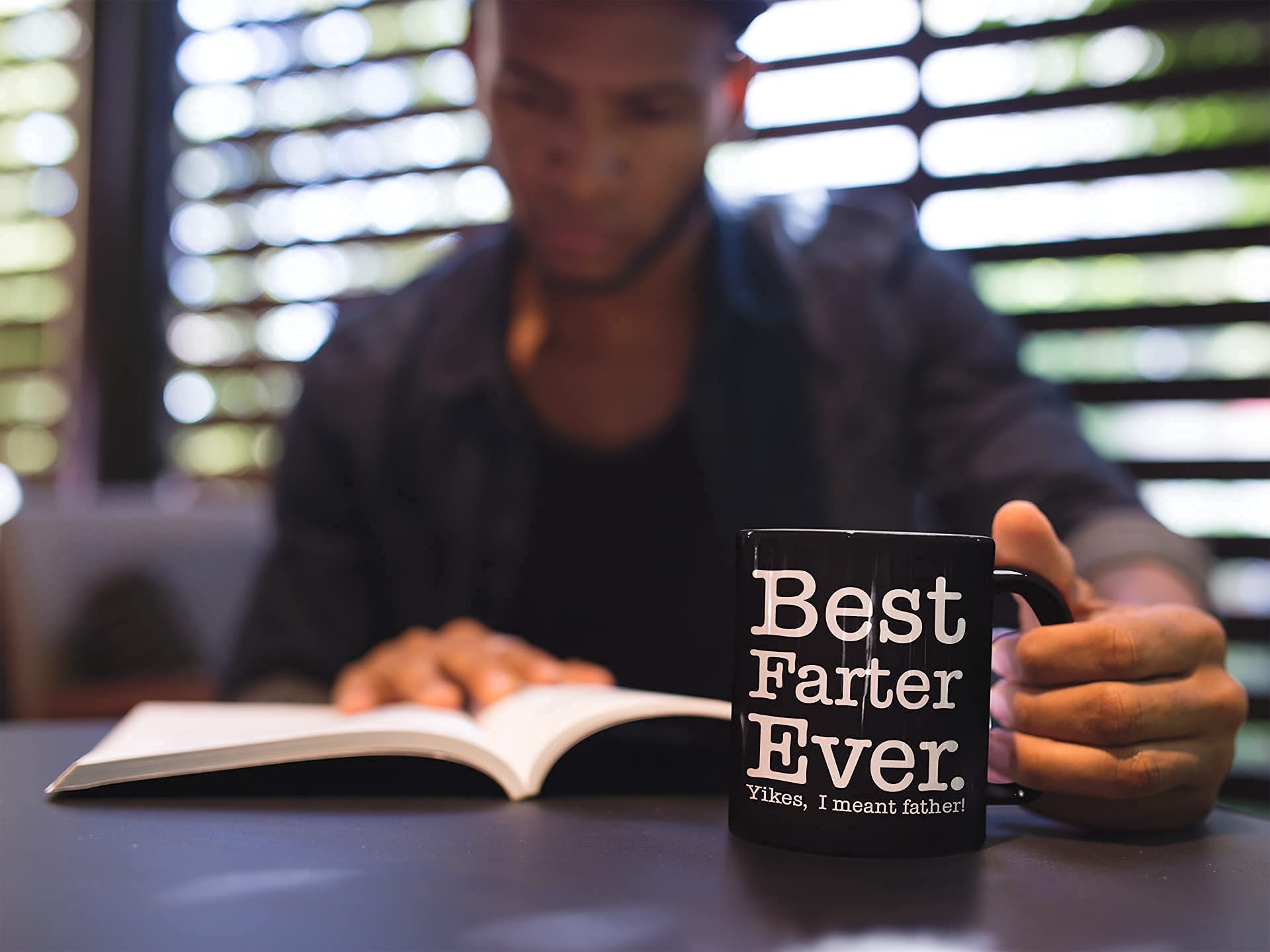 Find Funny Gift Ideas Best Farter Ever I Mean Father Funny Dad Mug Mug - World's Greatest Farter Funny Fathers Day Mugs Gifts from Kids Son  FathersDay Gifts for Dad from Daughter  (BFE Black)