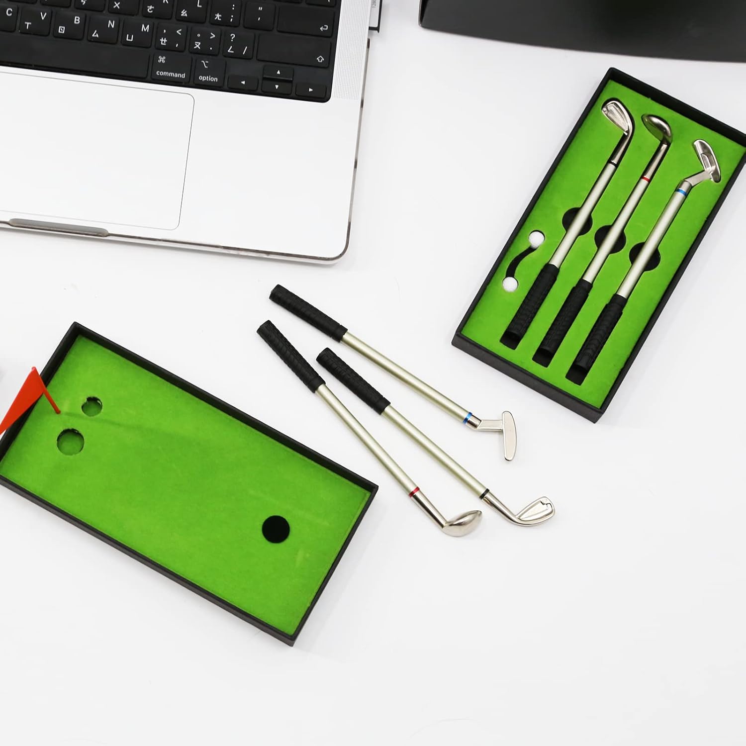 Golf Pen & Putter Mug Gift Set – Mini Golf Desk Game for Men