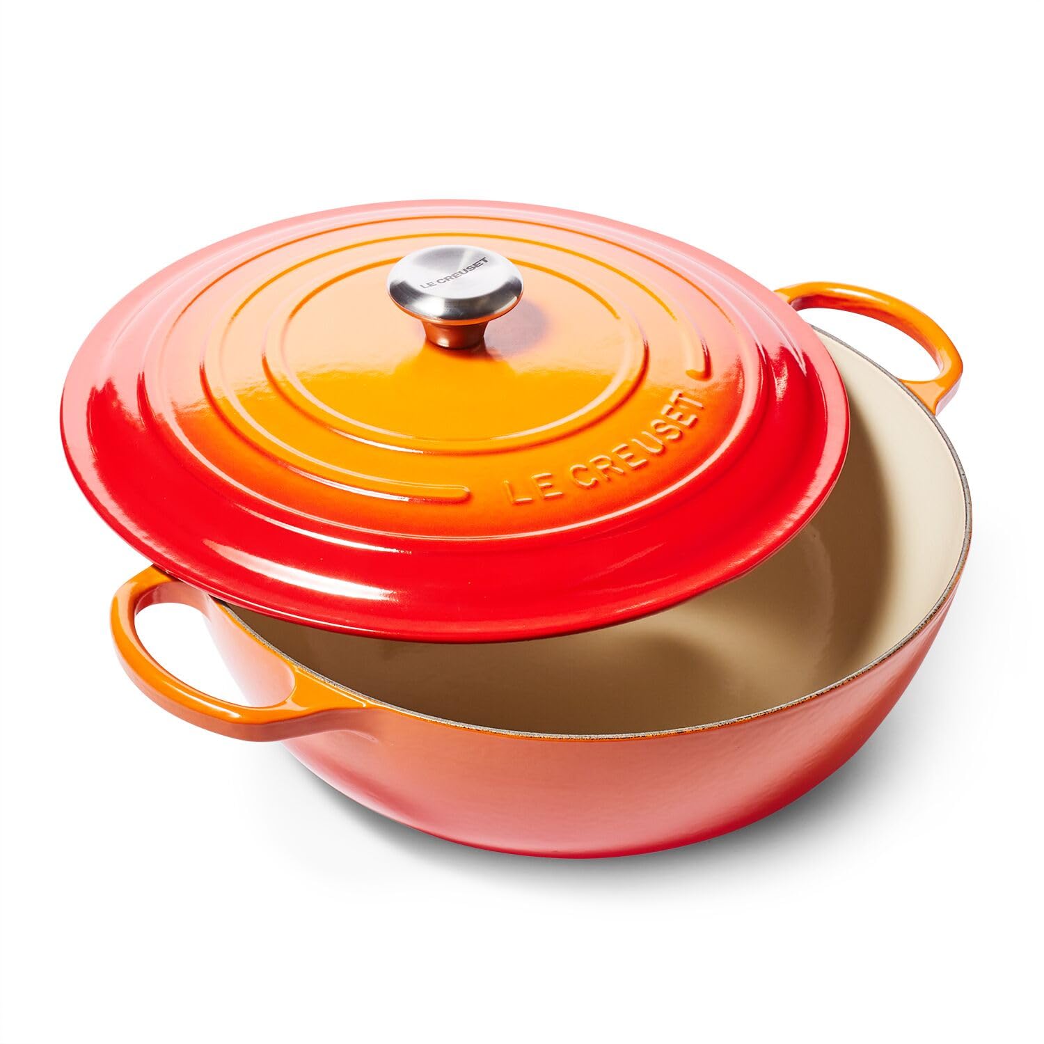 Le Creuset Signature Cast Iron Chefs Oven, 7.5qt, Flame