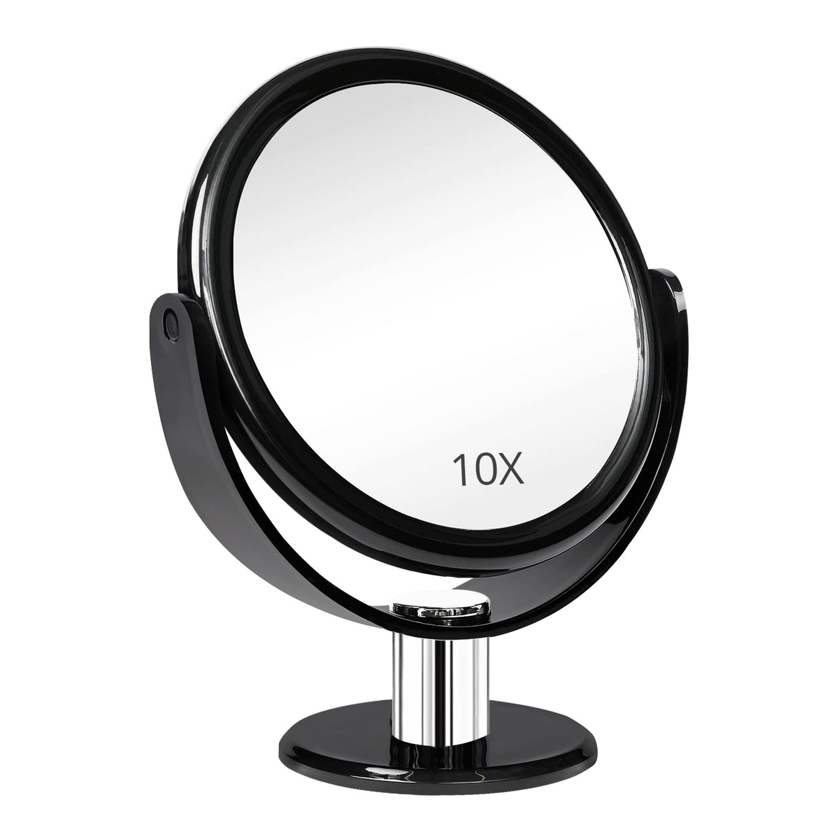 Fabuday Double Sided Magnifying Makeup Mirror - Tabletop Mirror With 1X & 10X Magnification, Two Side Magnified Desk Mirror With