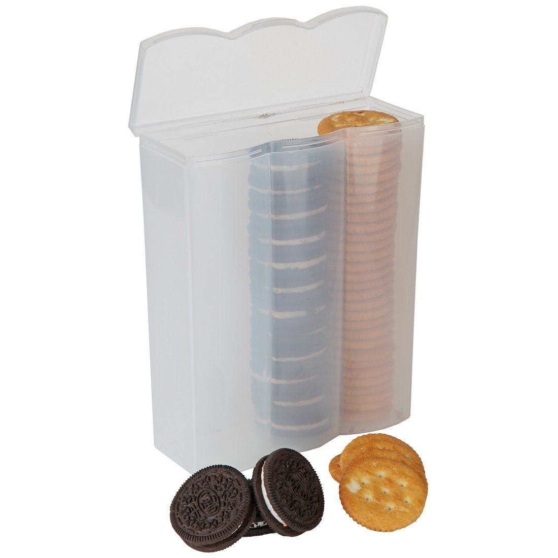 Home-X Convenient Cracker & Cookie Keeper - Airtight Storage Containers Perfect for Preserving Freshness - Saltine Cracker & Coo