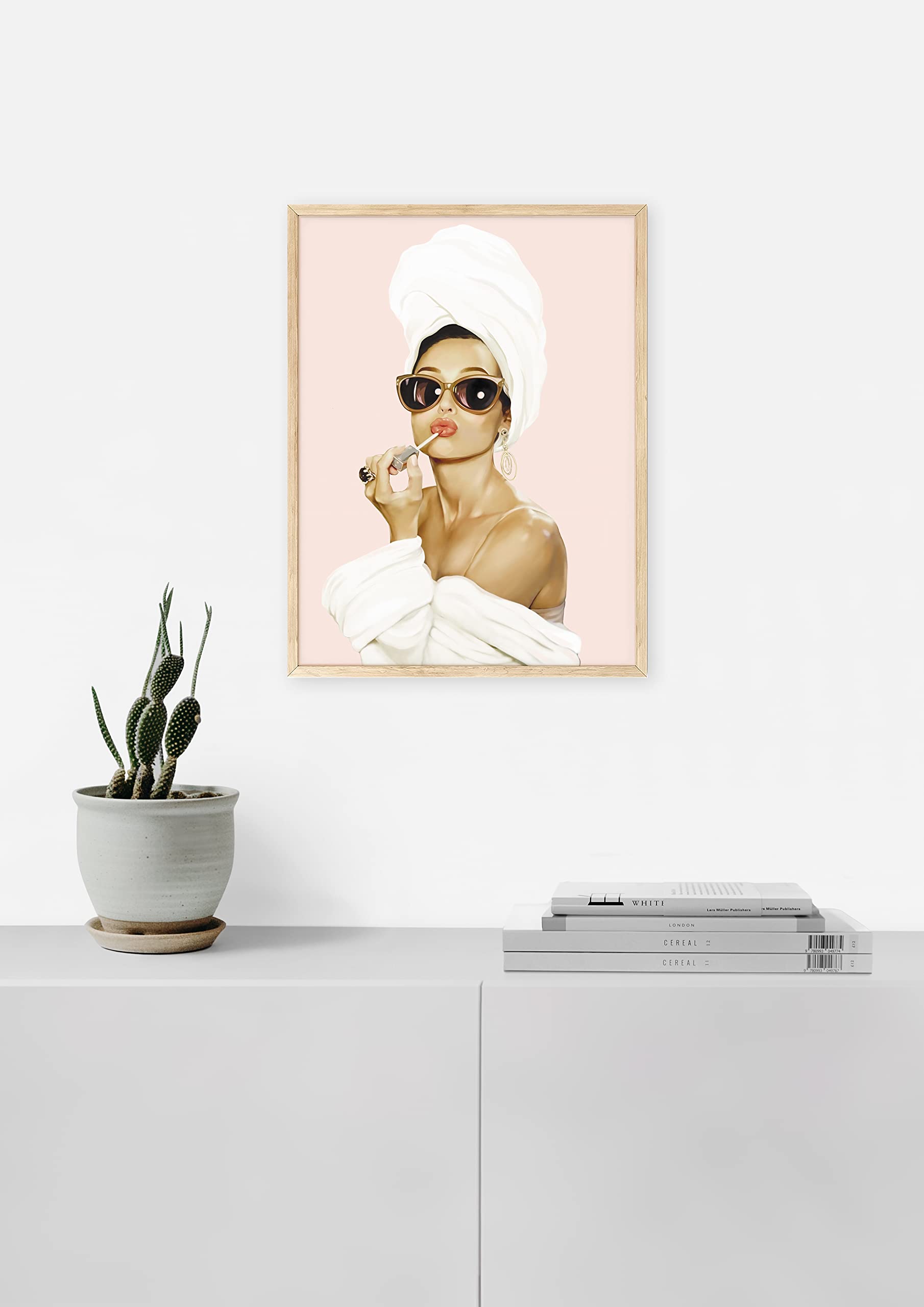 HAUS AND HUES Audrey Hepburn Wall Art Vogue Wall Decor Audrey Hepburn Poster Hollywood Wall Art Audrey Hepburn Decor  Vogue Prints  Fashion Wall Decor  Vintage Vogue Posters (12'' x 16'' UNFRAMED)