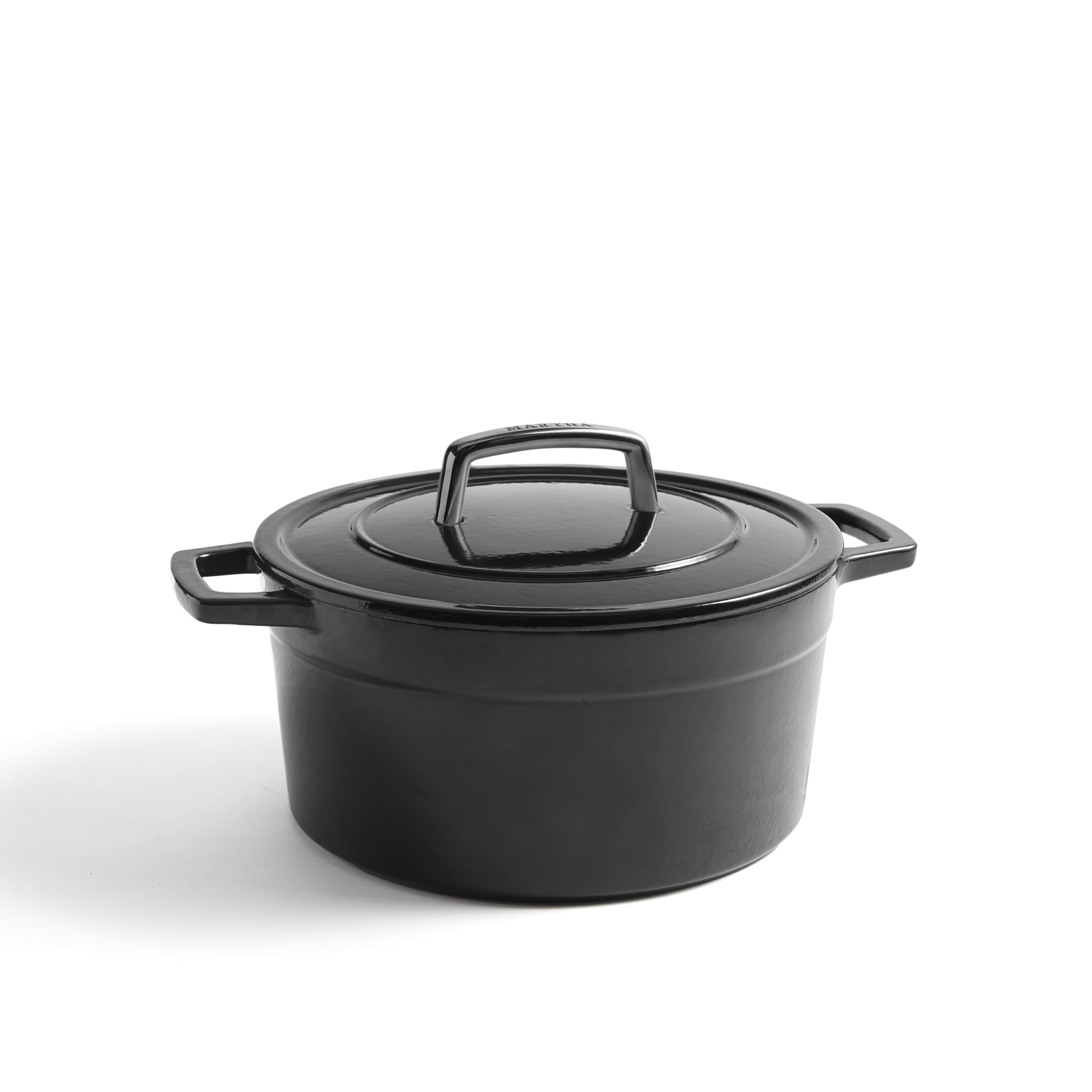 Martha By Martha Stewart 5 Qt Enameled Cast Iron Dutch Oven W/Lid - Obsidian