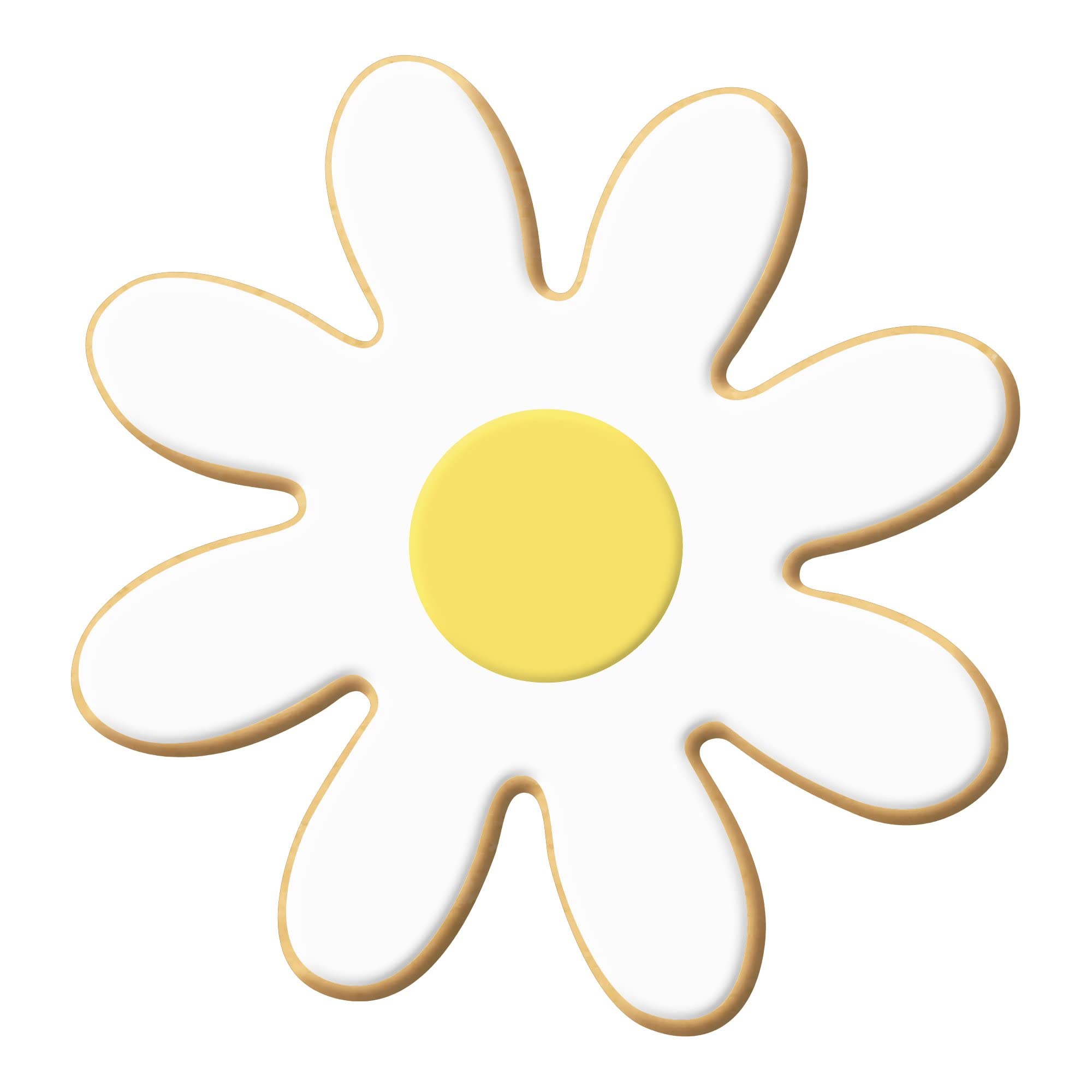 Daisy Cookie Cutter 3 Inch - Made In The Usa - Foose Cookie Cutters Tin Plated Steel Daisy Cookie Mold
