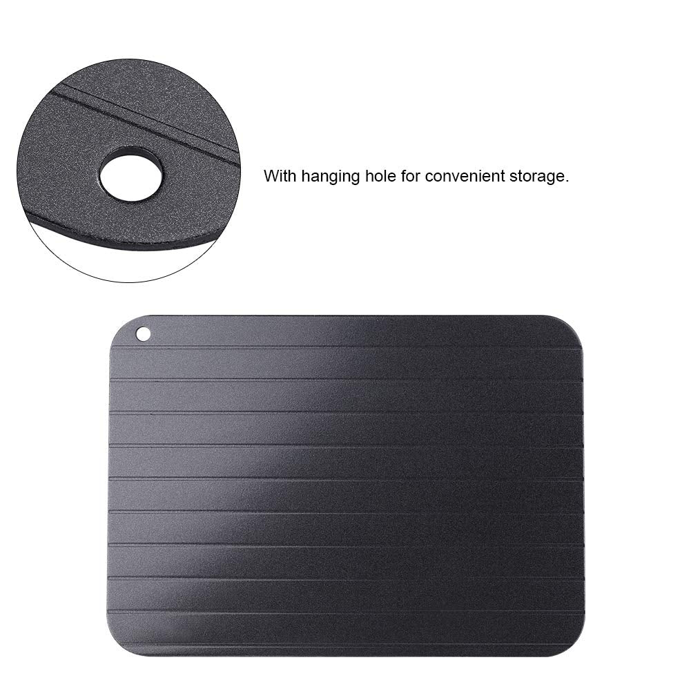 Fast Defrosting Tray Metal Aluminum Fast Thawing Tray Plate Home Kitchen Gadget