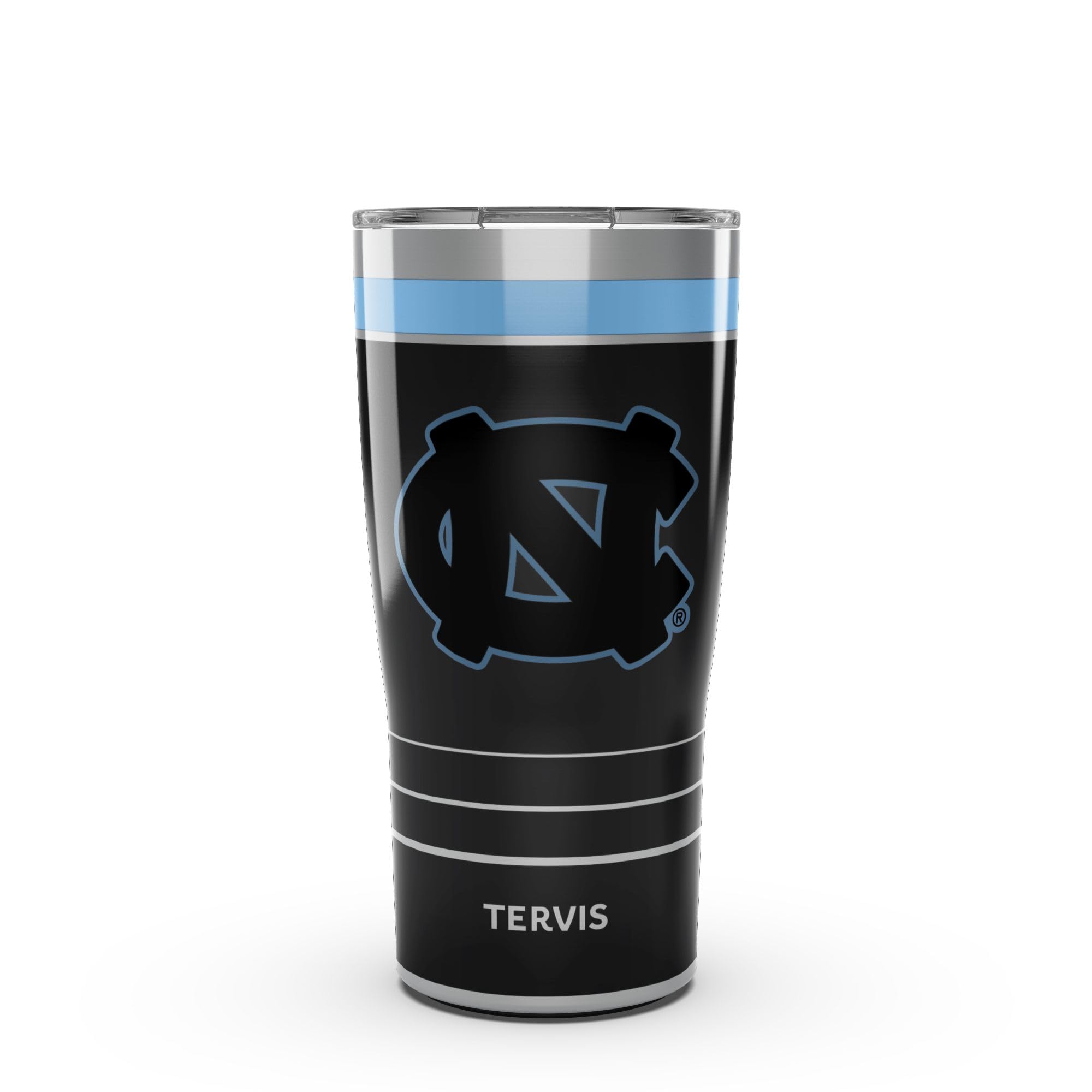 Tervis Traveler North Carolina Tar Heels - Night Game Triple Insulated Tumbler Travel Cup Keeps Drinks Cold & Hot, 20oz, Stainle