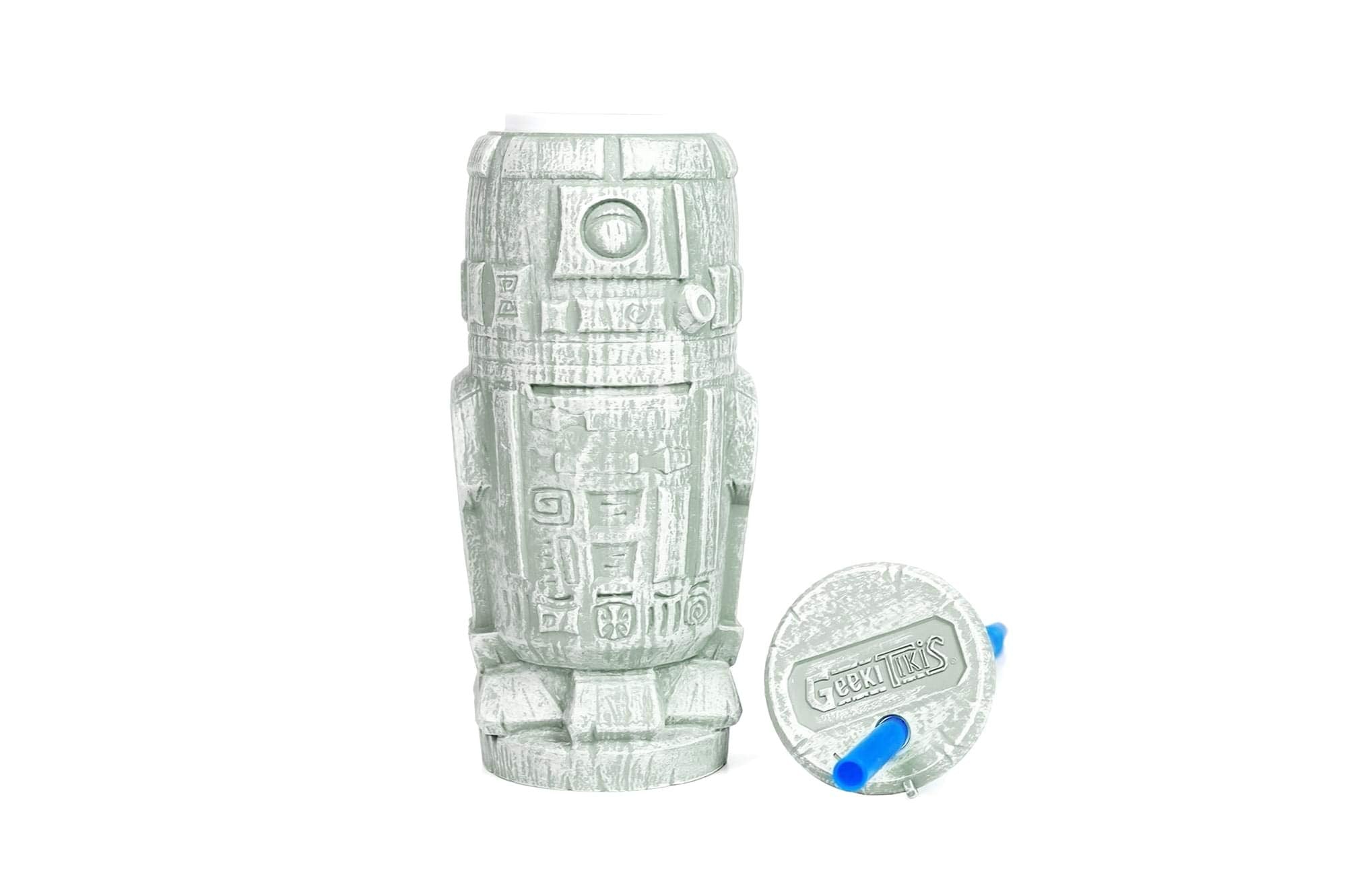 Star Wars Geeki Tikis R2-D2 Tumbler | Official Collectible Plastic Tiki Style Cup With Lid | Holds 21 Ounces
