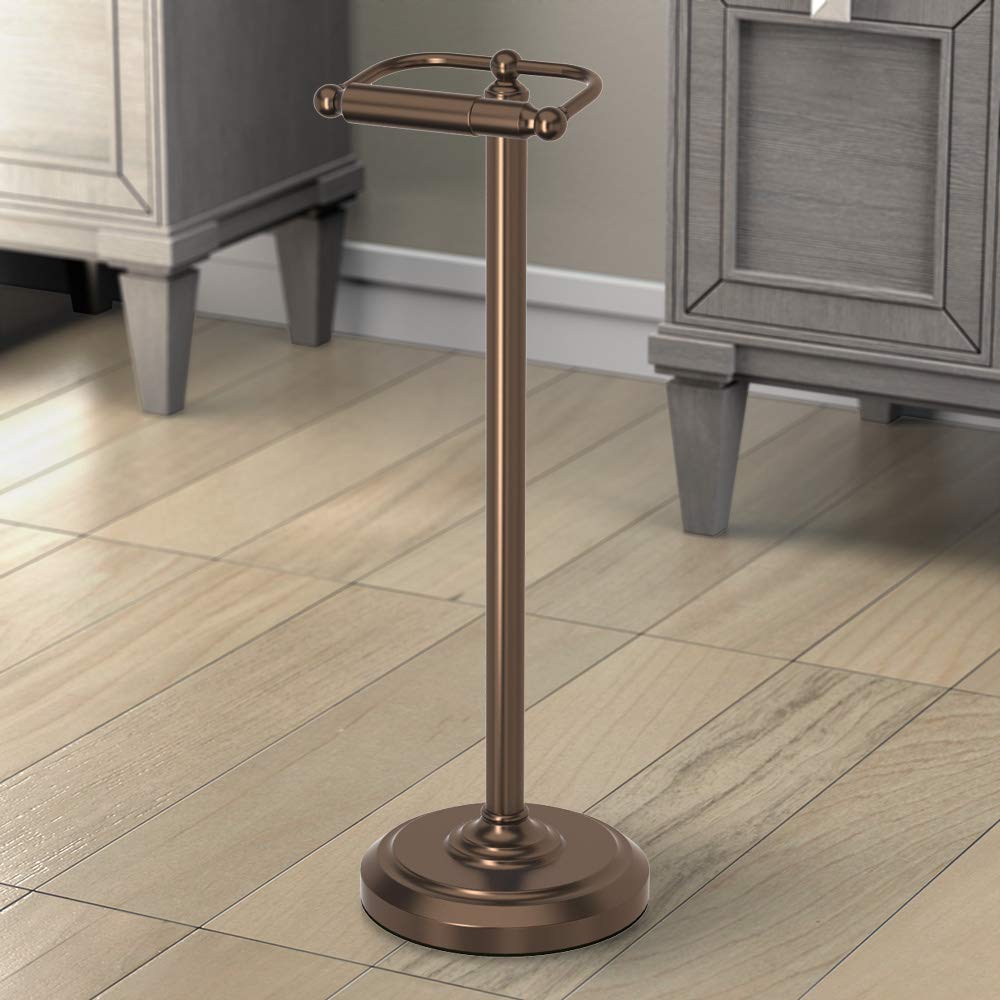 Gatco 1436Bz Pedestal Toilet Paper Holder, Bronze,Large