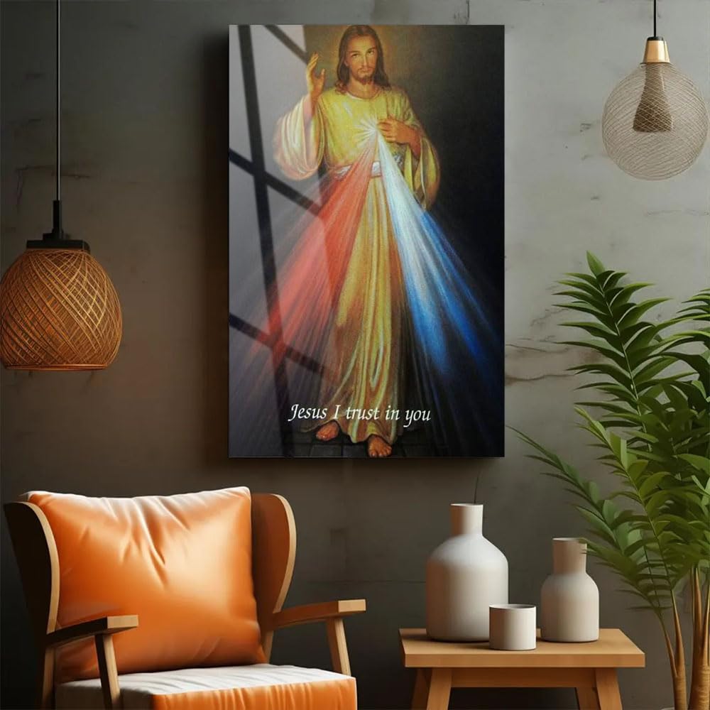 Designskinz Wall Art | Acrylic Glossy Printed Frame|Home Decor For Living Room, Bedroom, Office, Study, Shelf (14X22Inch) - Divi