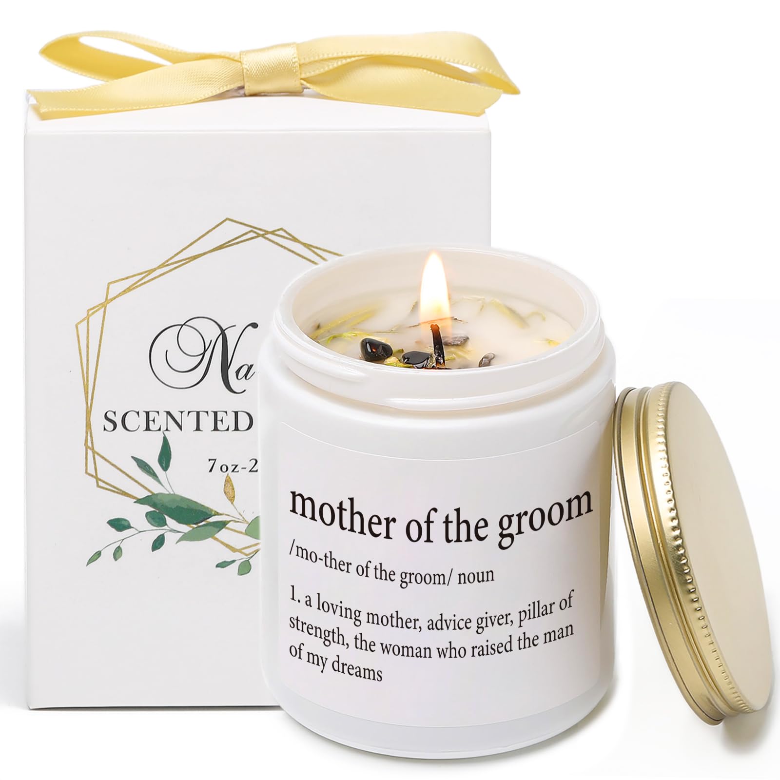 Mother of The Groom Candle, Wedding Gift for Mother of The Groom, Wedding Gifts for Mother-in-Law, Vanilla & Lavender Scented Ca