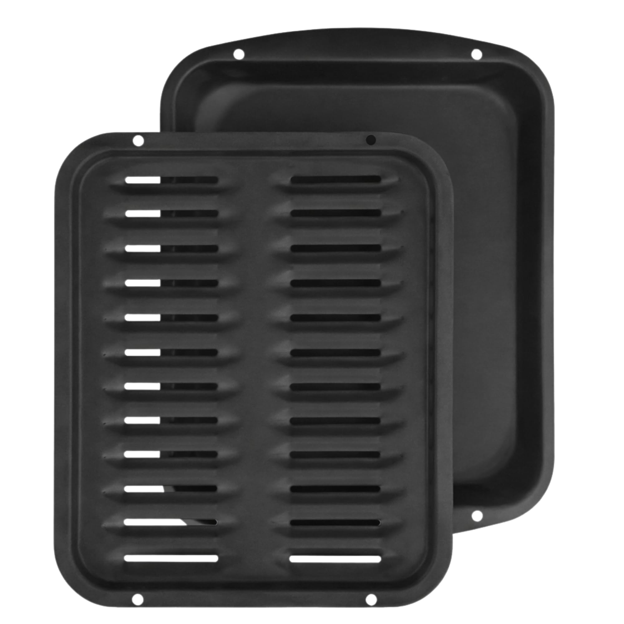 Broiler Pan for Oven Nonstick 16.75 x 13 Ceramic Coated  Broiling Pan for Oven Withstands Heat up to 550 F  Heavy Duty B