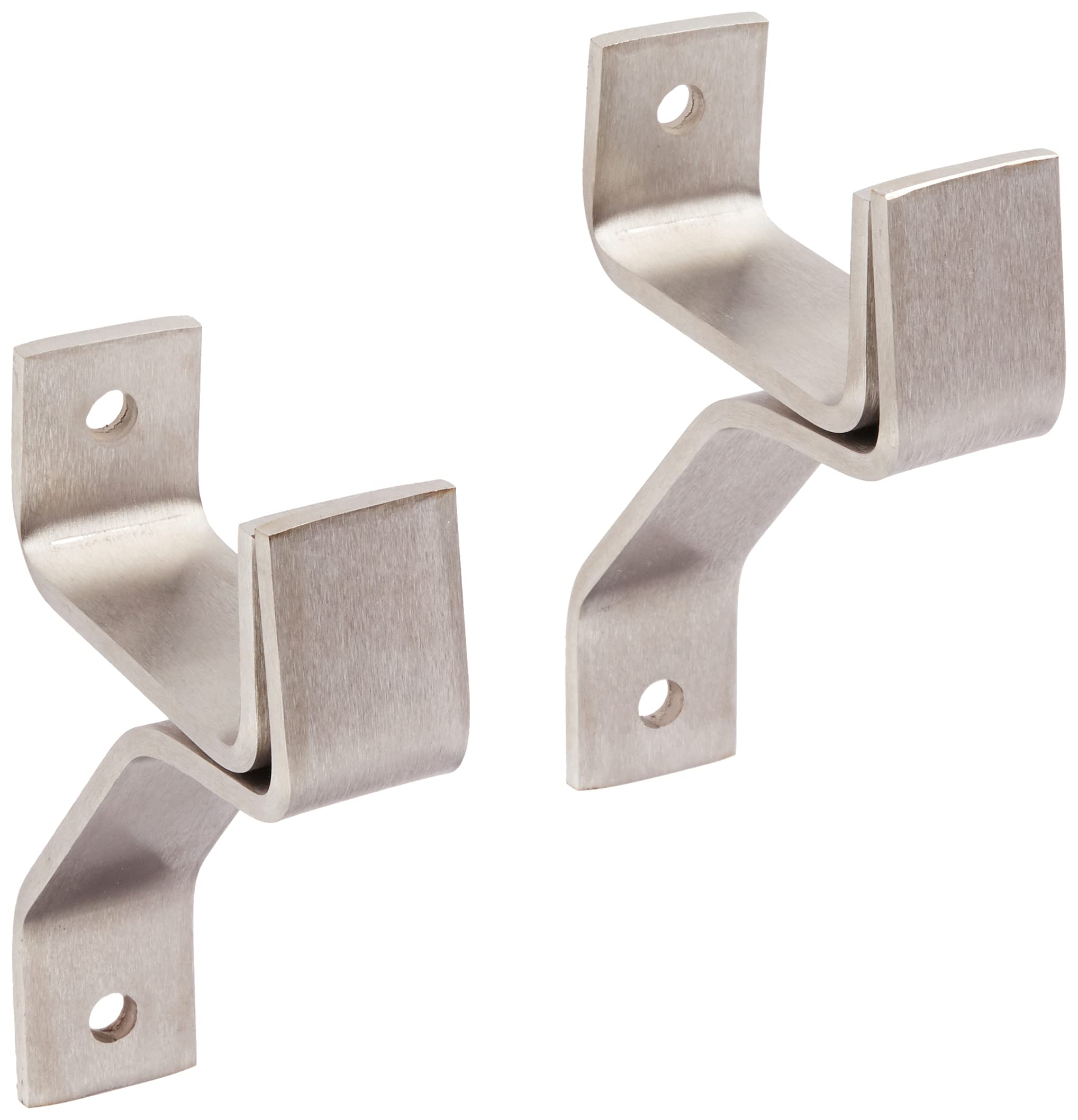 Enclume Premier 4-Inch Wall Bracket, Set Of 2, Use With Enclume Rolled End Bar Pot Rack (Sold Separately), Stainless Steel