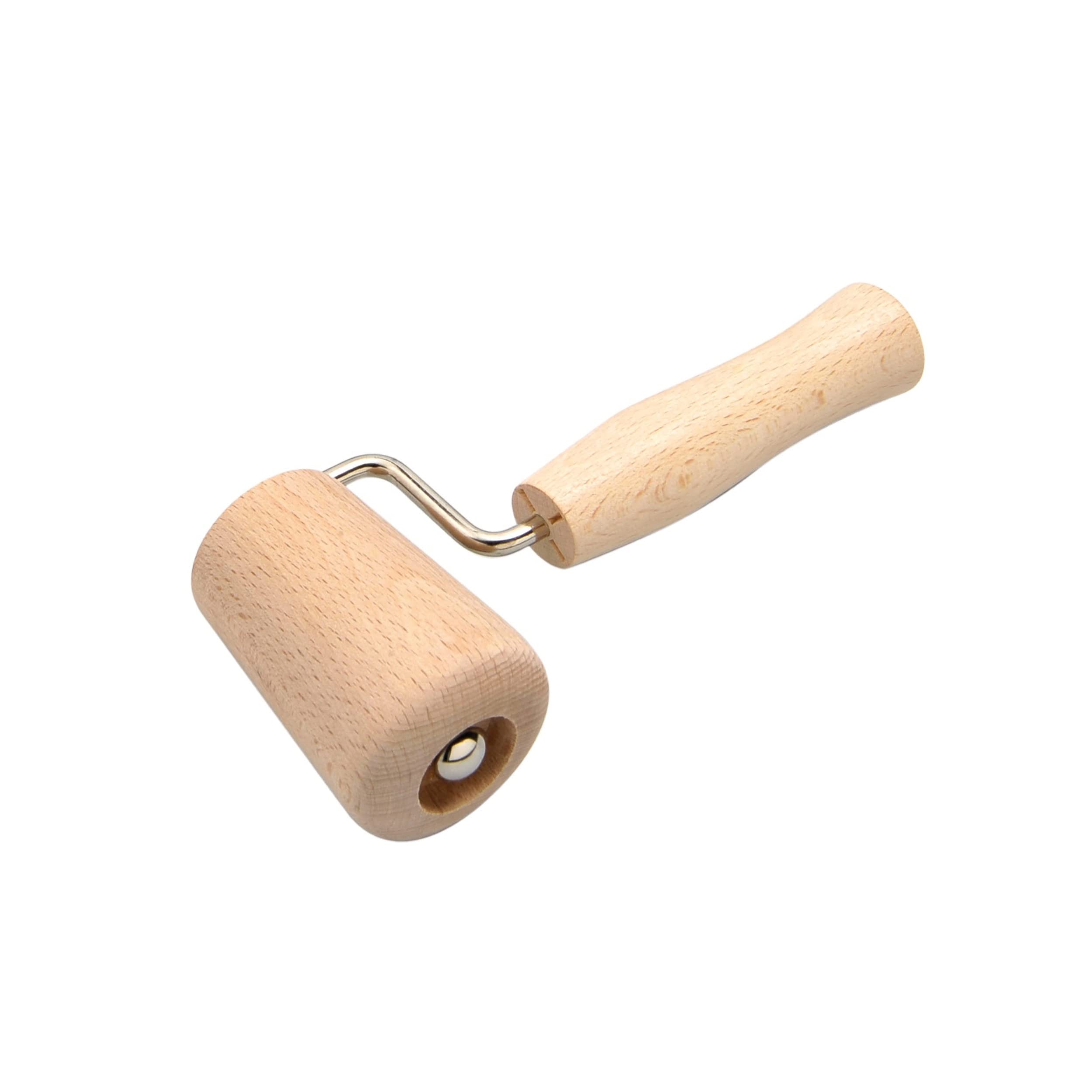 Eppicotispai Wooden Pizza/Dough Roller, 3-Inch, Brown