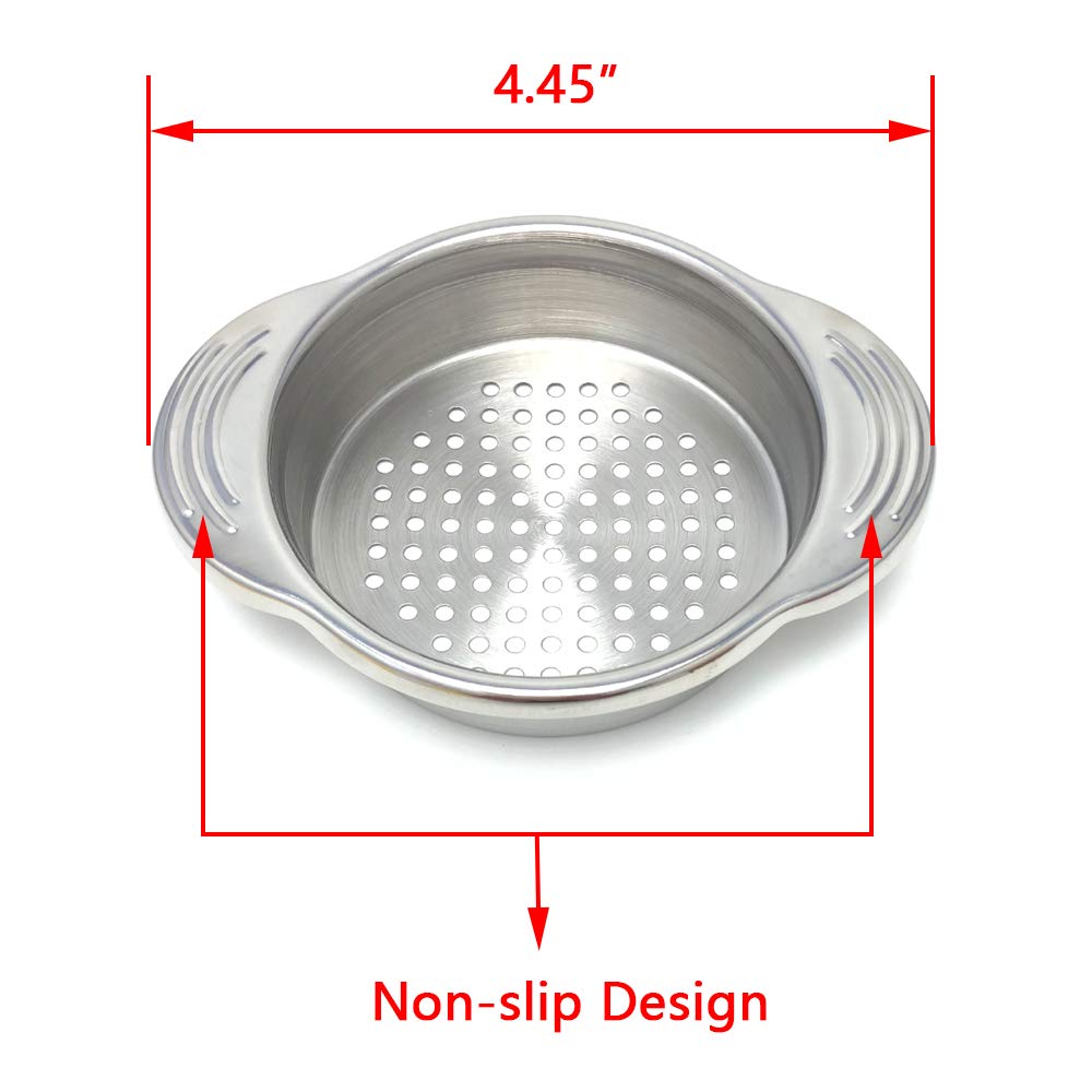 Can Strainer - Tuna Strainer - Food Grade 304 (18/8) Stainless Steel, Dishwasher Safe, Food Strainer, Can Colander, Easy To Clea
