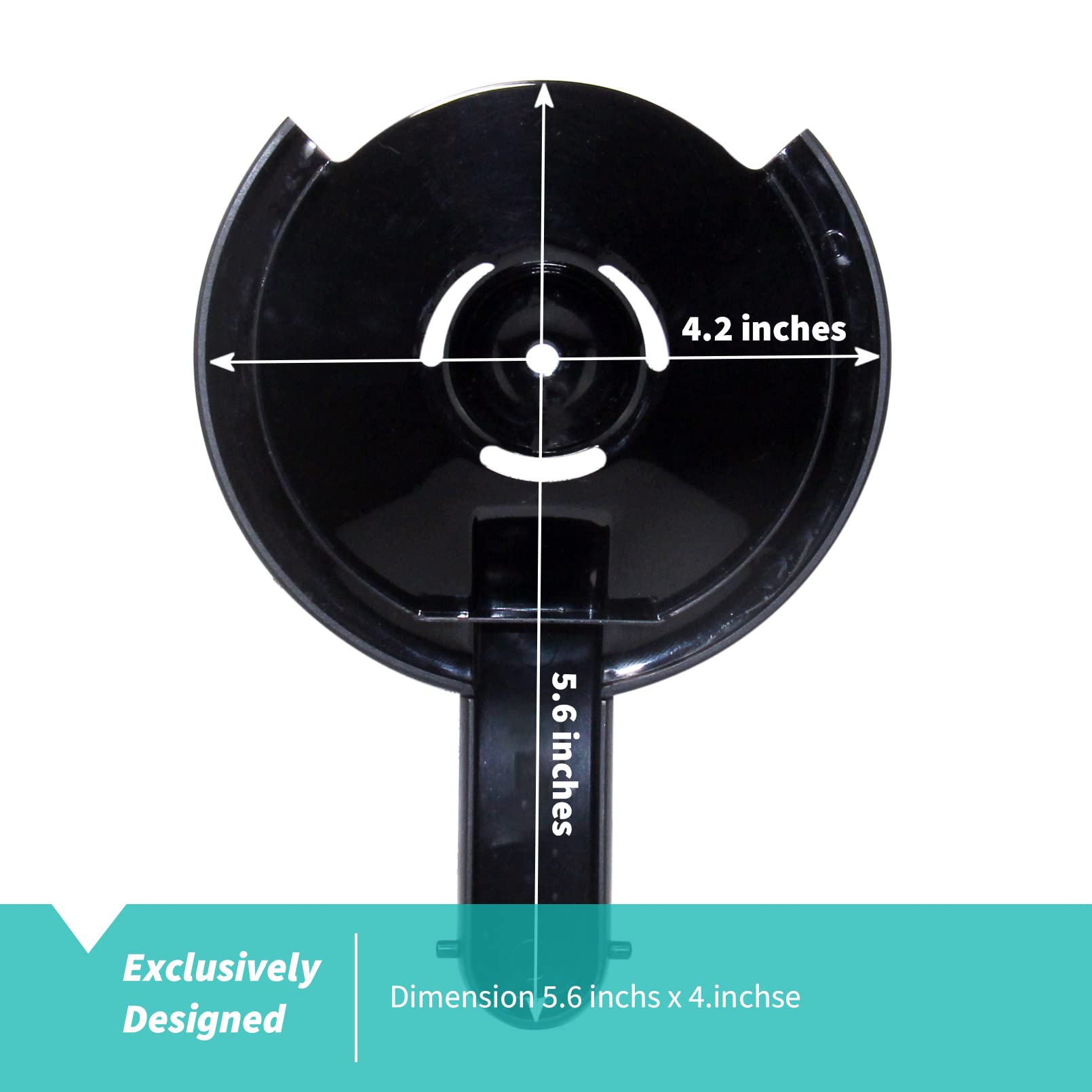 2-Pack Replacement Carafe Lid For Mr. Coffee 12 Cup Glass Coffee Carafe Pot, Part# 112435001000