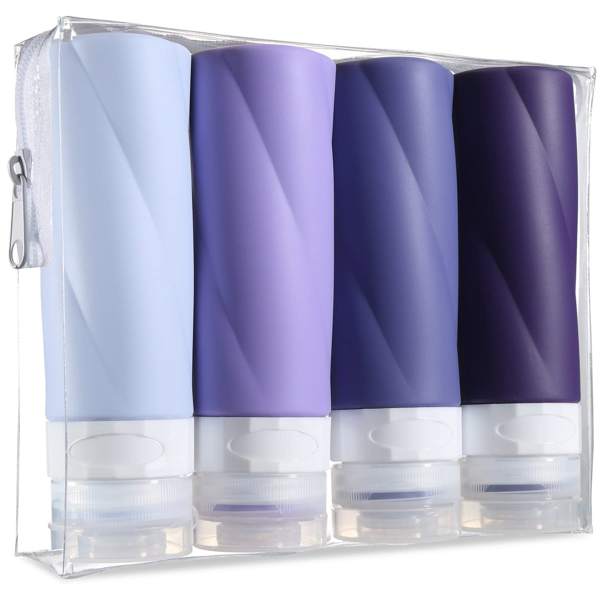 Gemice Travel Bottles For Toiletries, 3Oz Tsa Approved Travel Size Containers Bpa Free Leak Proof Travel Tubes Refillable Liquid