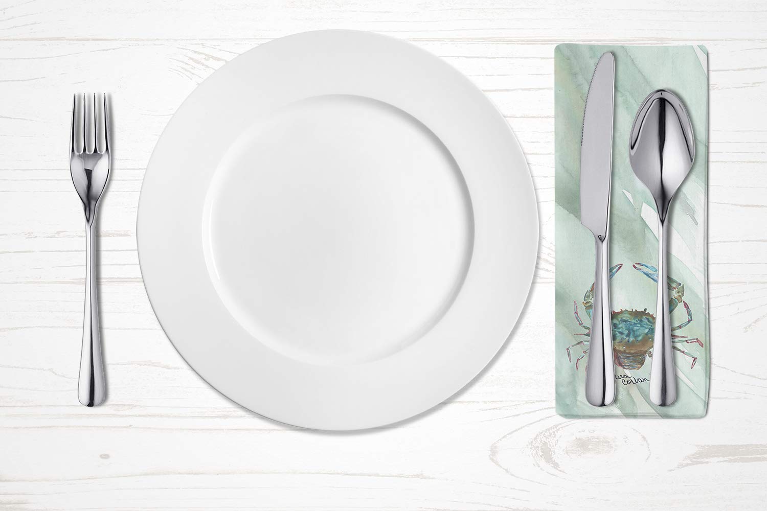 Crab #1 on Sage Green Napkin SC2059NAP