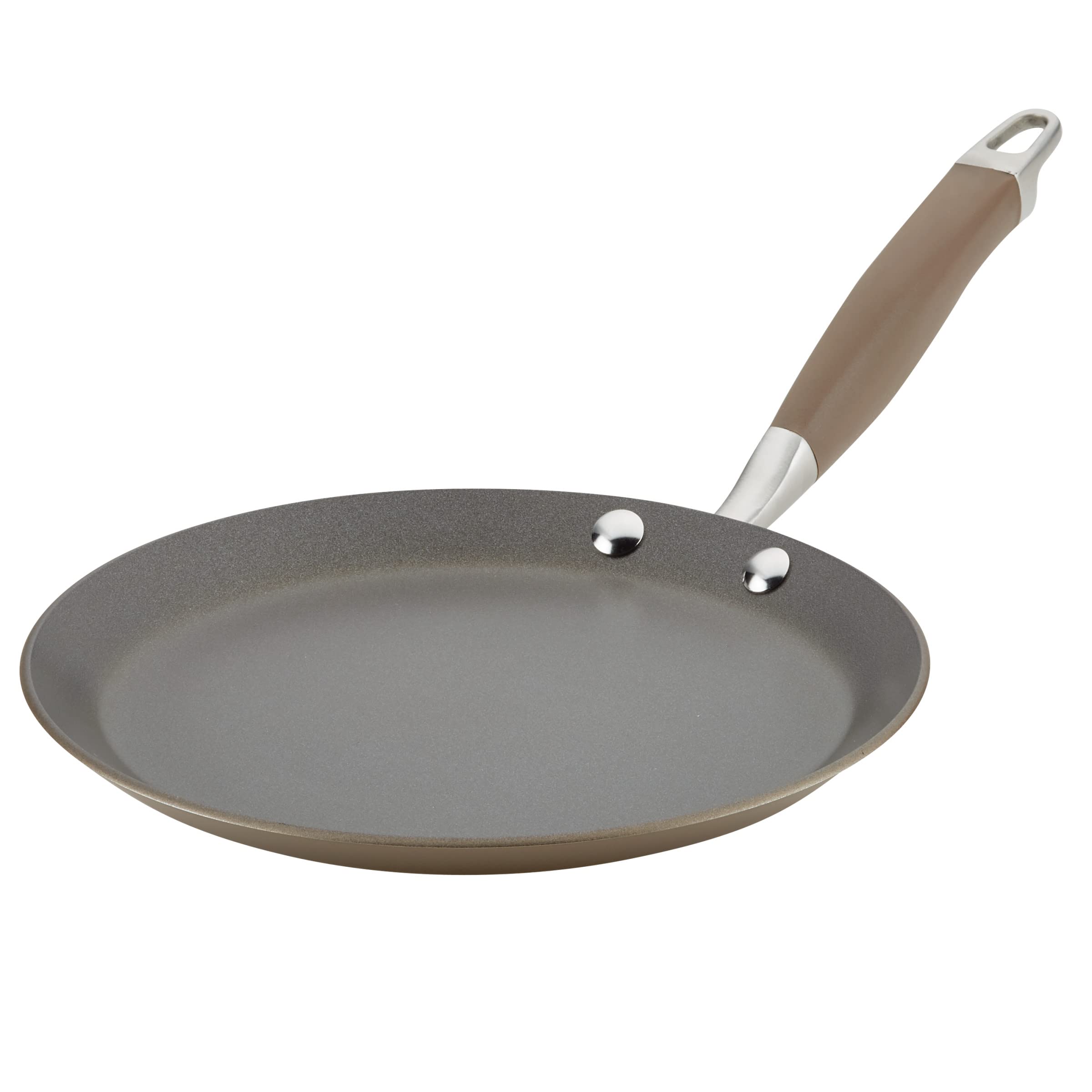 Anolon Advanced Home Hard Anodized Nonstick Crepe Pan, 9.5 Inch, Bronze