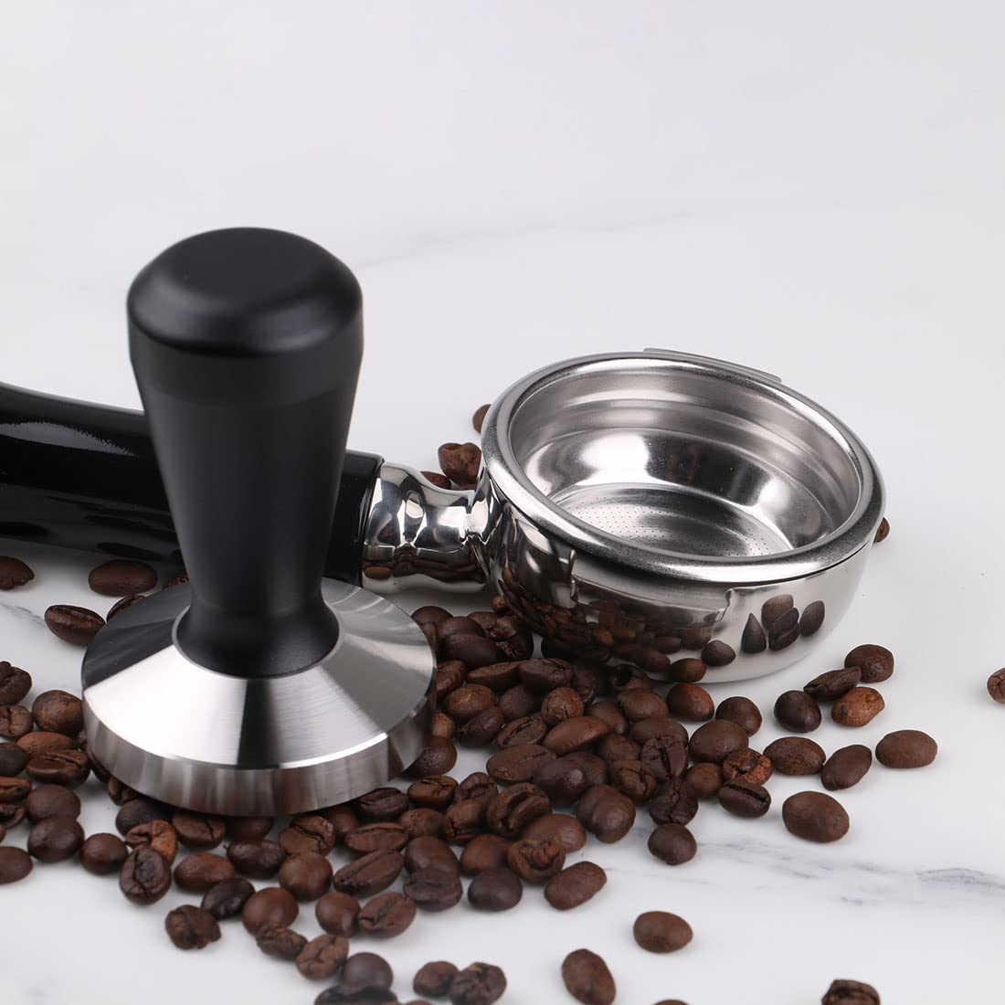 Omgogo Stainless Steel Coffee Tamper 53Mm Barista Espresso Base Coffee Bean Press
