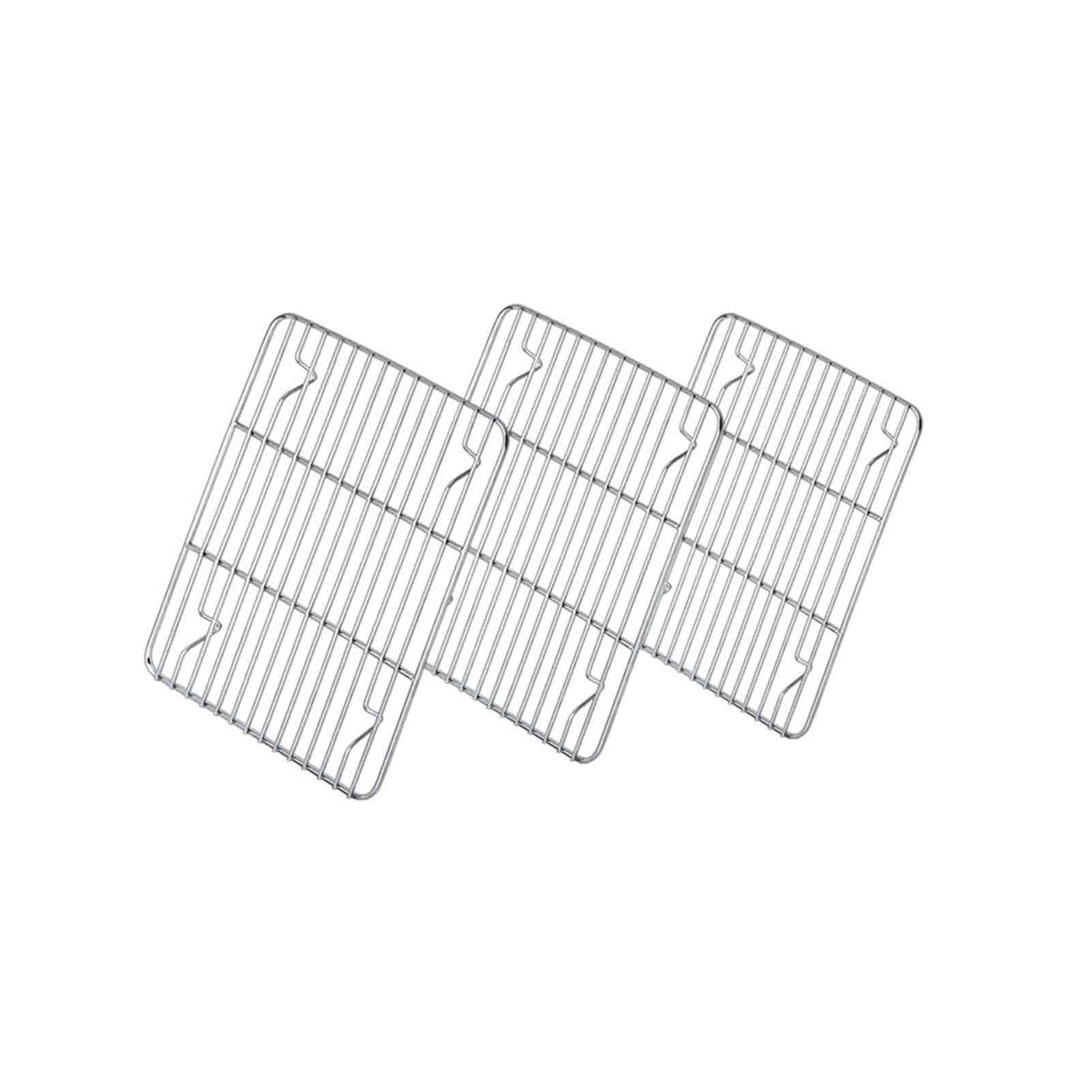 Teamfar Baking Rack, Stainless Steel Cooling Roasting Rack For Toaster Oven Pan, Healthy & Non Toxic, Sturdy & Rust Free, Oven &