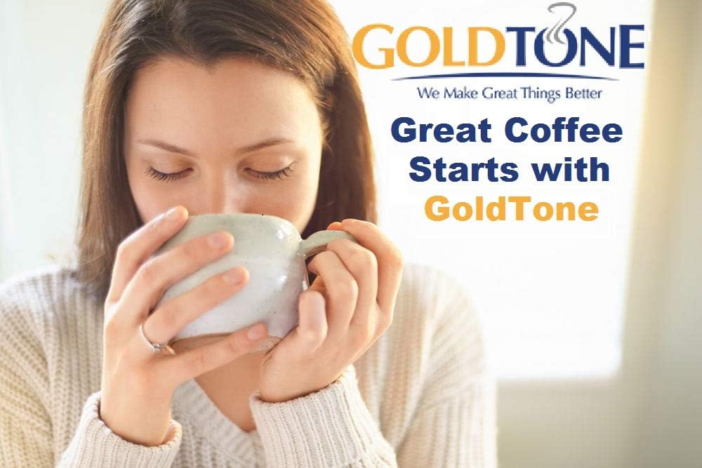 Goldtone Reusable 4 Cup No.2 Cone Coffee Filter No.2 Cone Permanent Coffee Filter - Fits Most Cuisinart, Krups, And Other #2 Con
