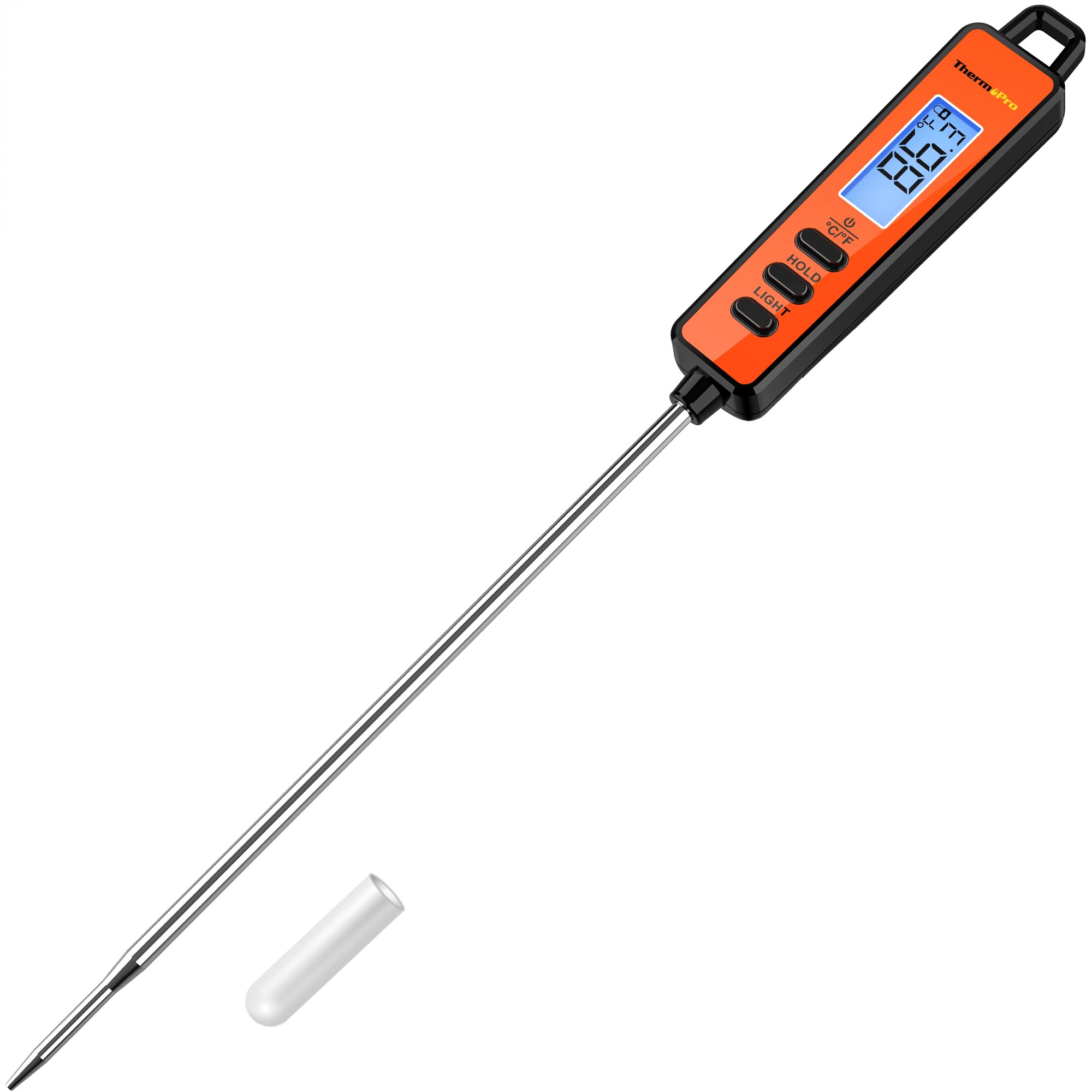 ThermoPro TP01A Digital Meat Thermometer for Cooking Candle Liquid Deep Frying Oil Candy, Kitchen Food Instant Read Thermometer 