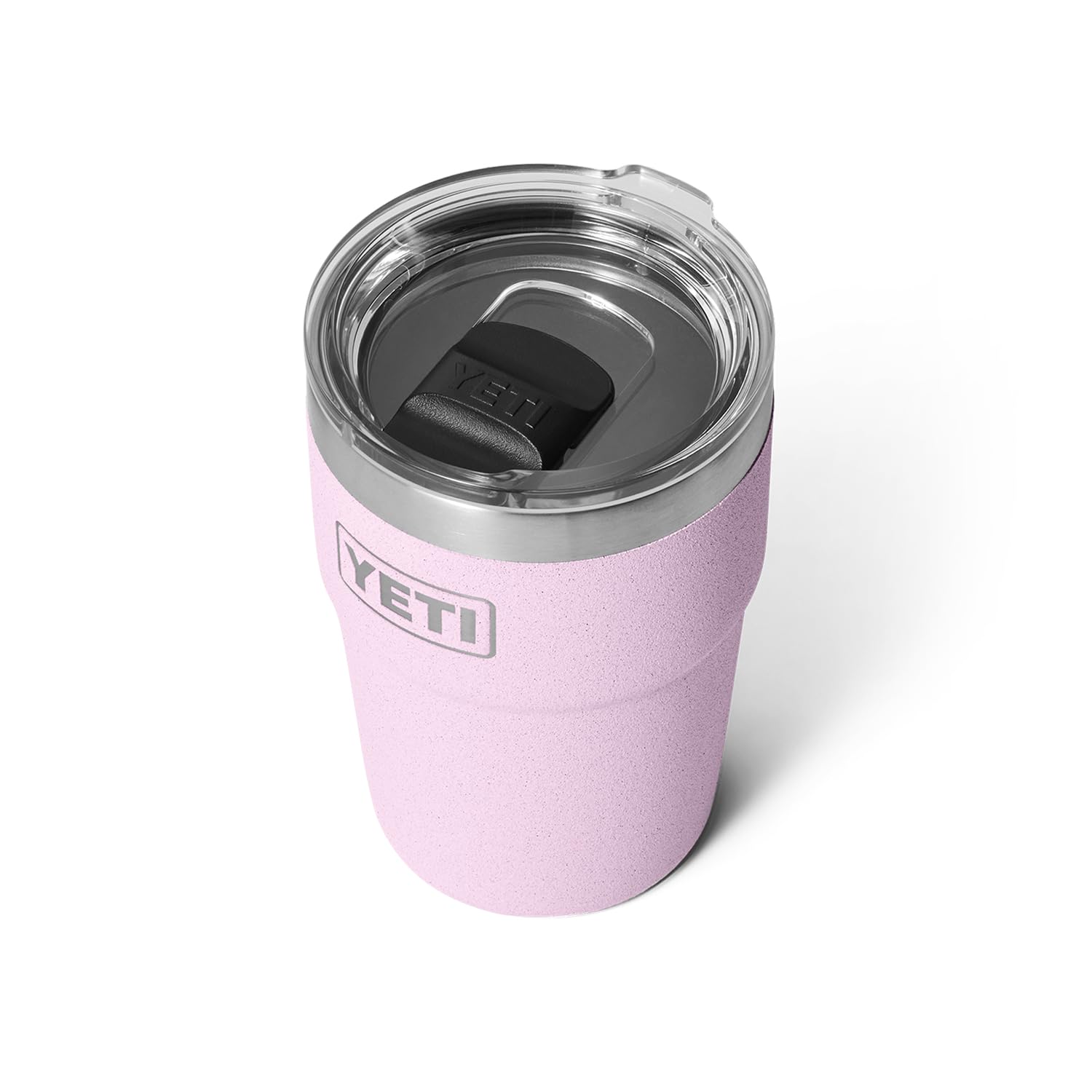 YETI Rambler 16 oz Stackable Tumbler, Vacuum Insulated, Stainless Steel with MagSlider Lid, Cherry Blossom