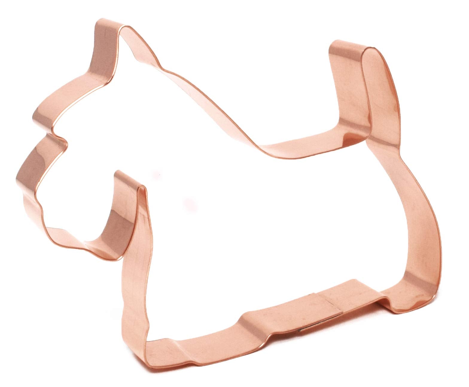 Scottish Terrier Dog Breed Cookie Cutter 5 X 4 Inches - Handcrafted Copper By The Fussy Pup
