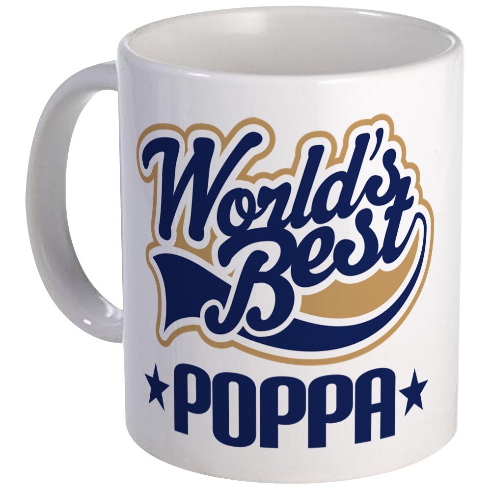CafePress Poppa (Worlds Best) Mug 11 oz (325 ml) Ceramic Coffee Mug