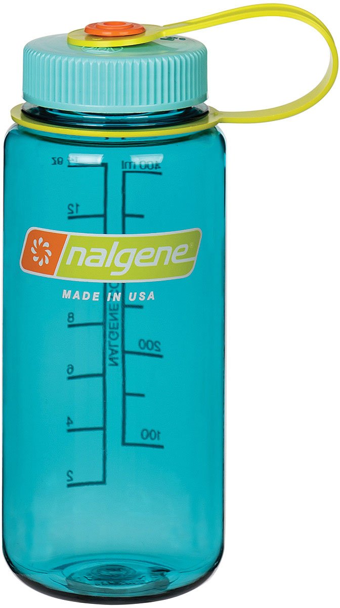 Nalgene Tritan Wide Mouth Bpa-Free Water Bottle Cerulean, 16 Oz (342069)