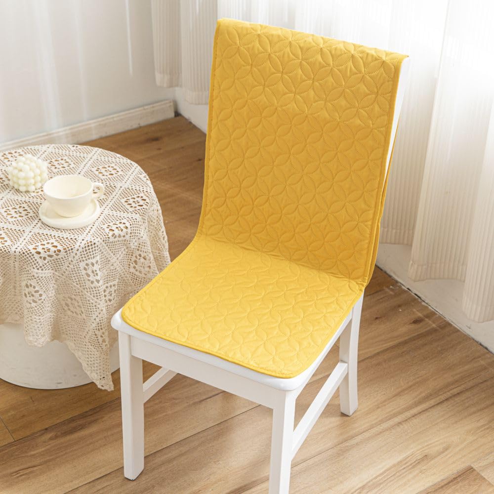 Homethreads NonSlip Chair CoverUniversal Fit For Kitchen & Dining ChairsCushioned Comfort  Stylish Machine Washable Seat Cov