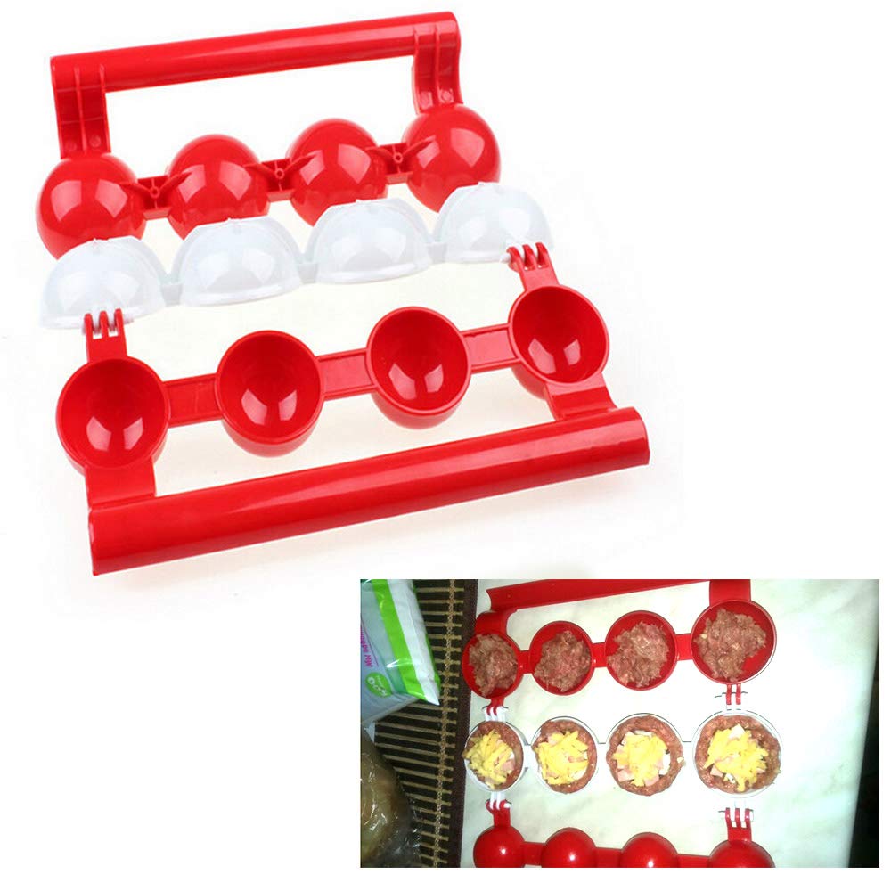 Meat balls Fish Balls Kitchen Homemade Stuffed Meatballs Maker Home Cooking Tools for Fruits, Meatball, Cake, Ice Cream,Melon,