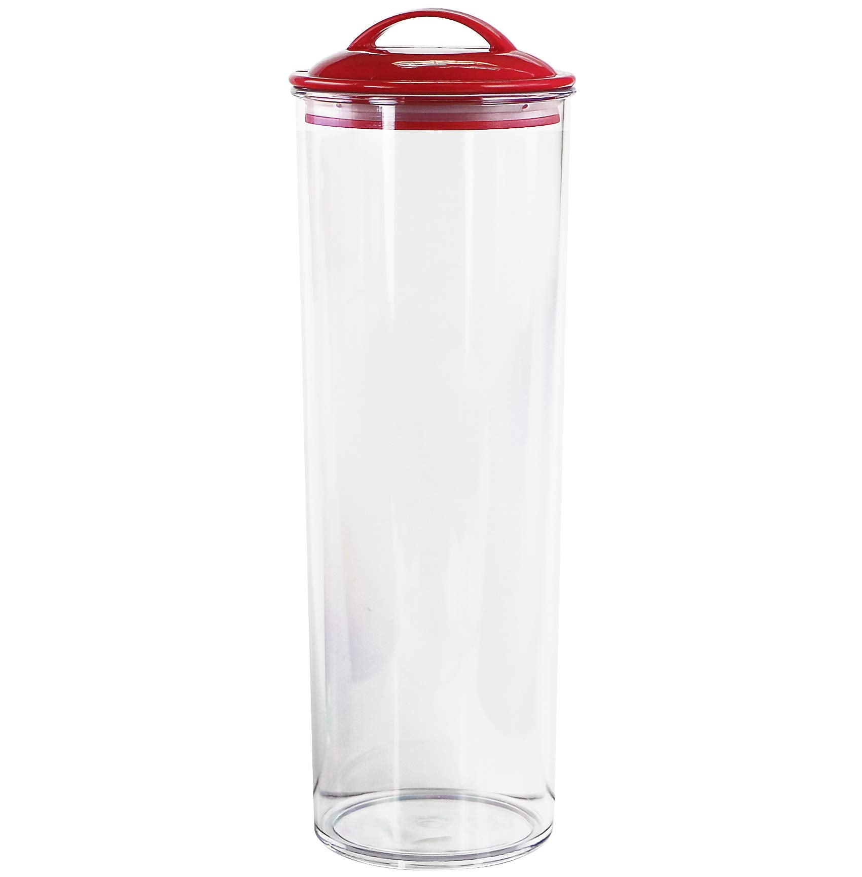Calypso Basics By Reston Lloyd Acrylic Storage Canisters, Spaghetti, Red
